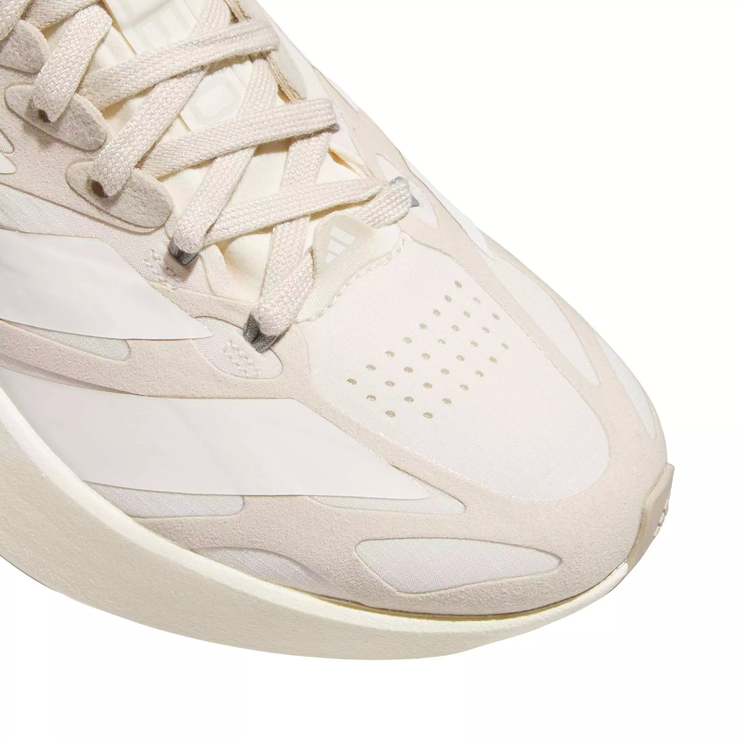 adidas Adizero EVO SL Exo Suede LightstrikePro "White/White/Crystal Linen" Women's Running Shoe - WHITE/WHITE/LINEN