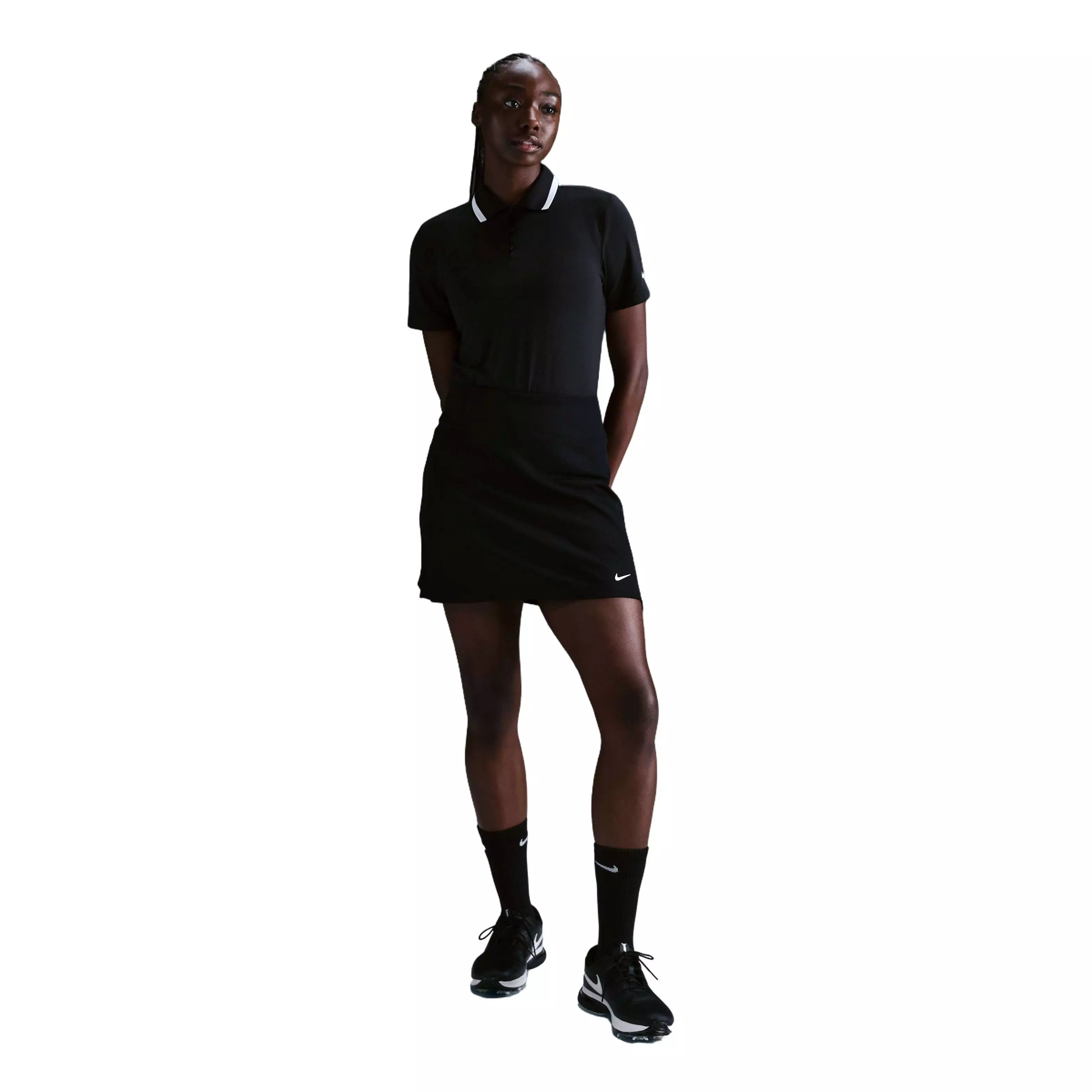 Nike Women's Dri-FIT ADV Tour HR Golf Skirt - Black - BLACK