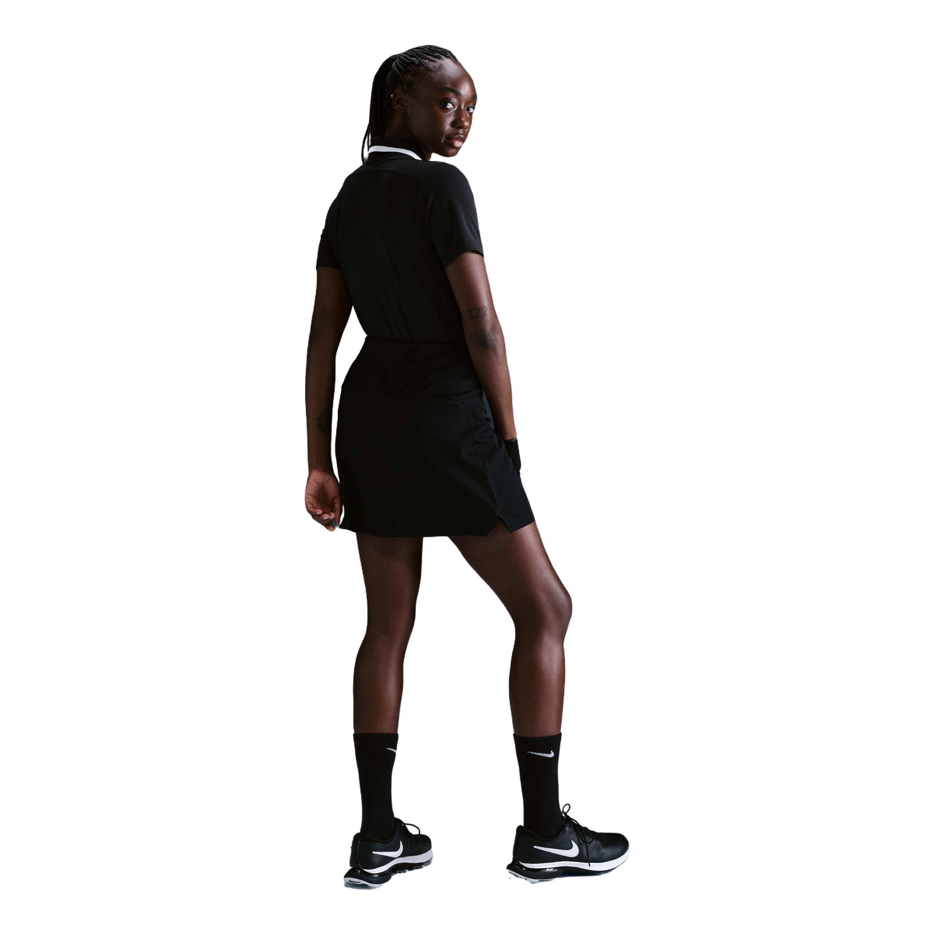 Nike Women's Dri-FIT ADV Tour HR Golf Skirt - Black - BLACK Thumbnail View 4