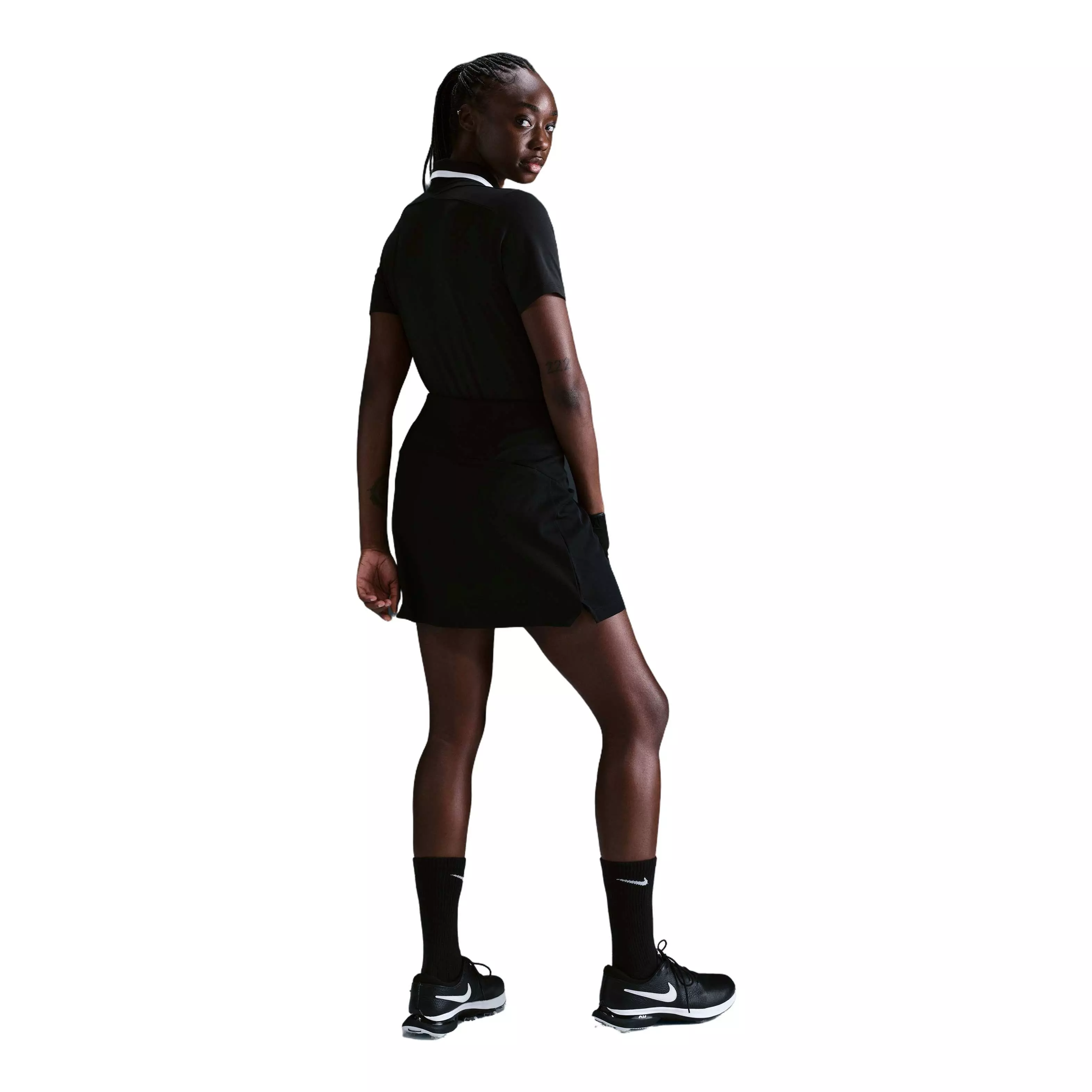 Nike Women's Dri-FIT ADV Tour HR Golf Skirt - Black - BLACK
