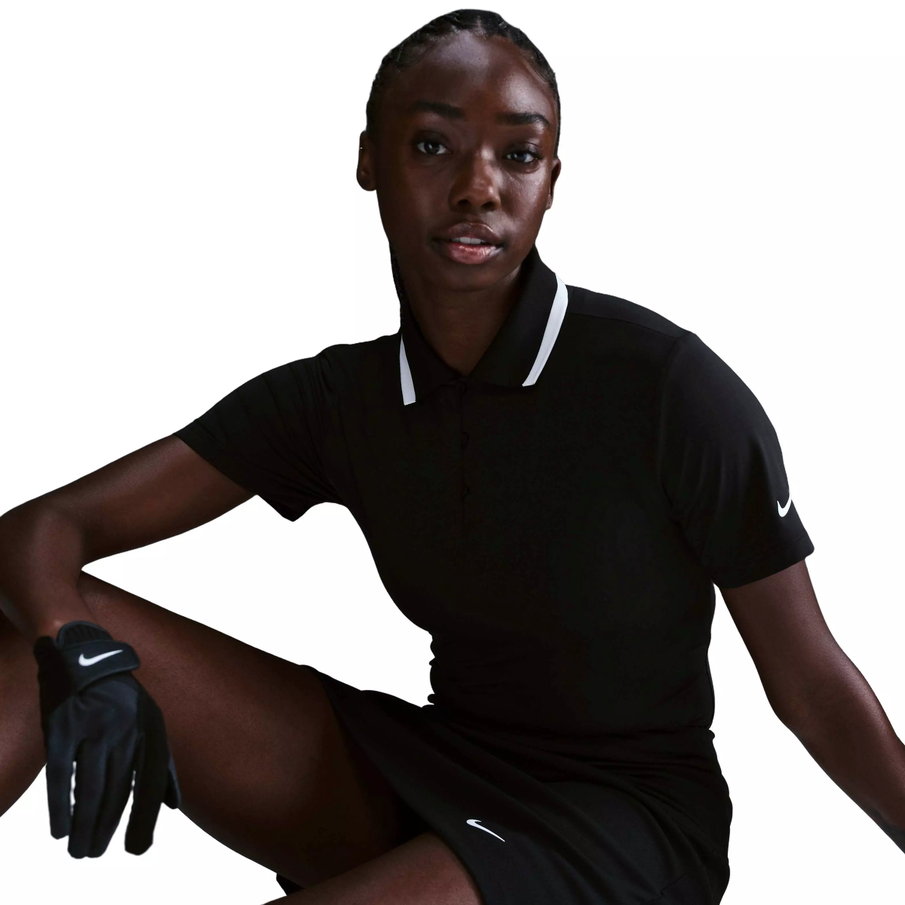 Nike Women's Dri-FIT ADV Tour HR Golf Skirt -Black - BLACK