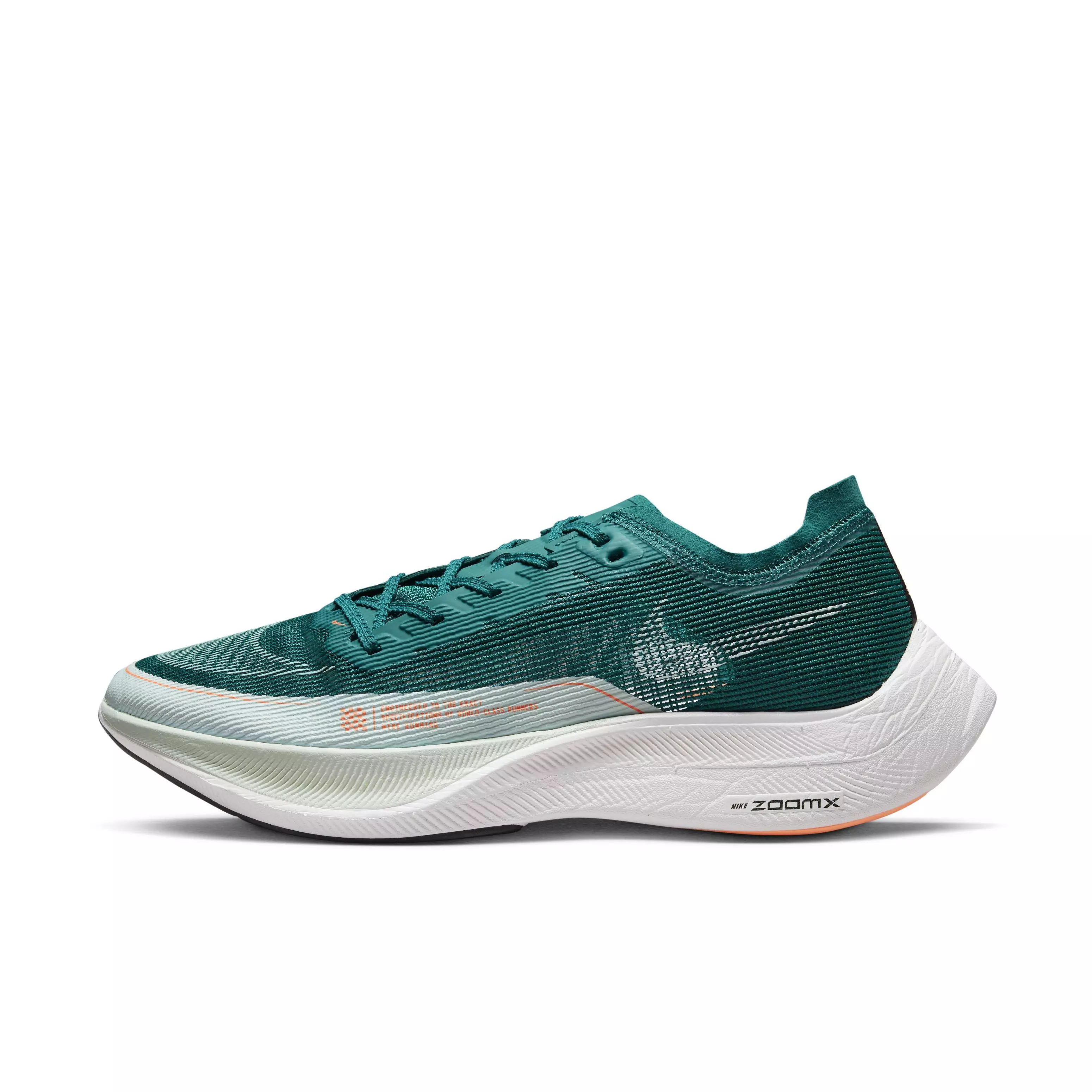 Nike ZoomX Vaporfly Next% 2 "Bright Spruce/Barely Green/White" Men's Running Shoe - SPRUCE/GREEN/WHITE