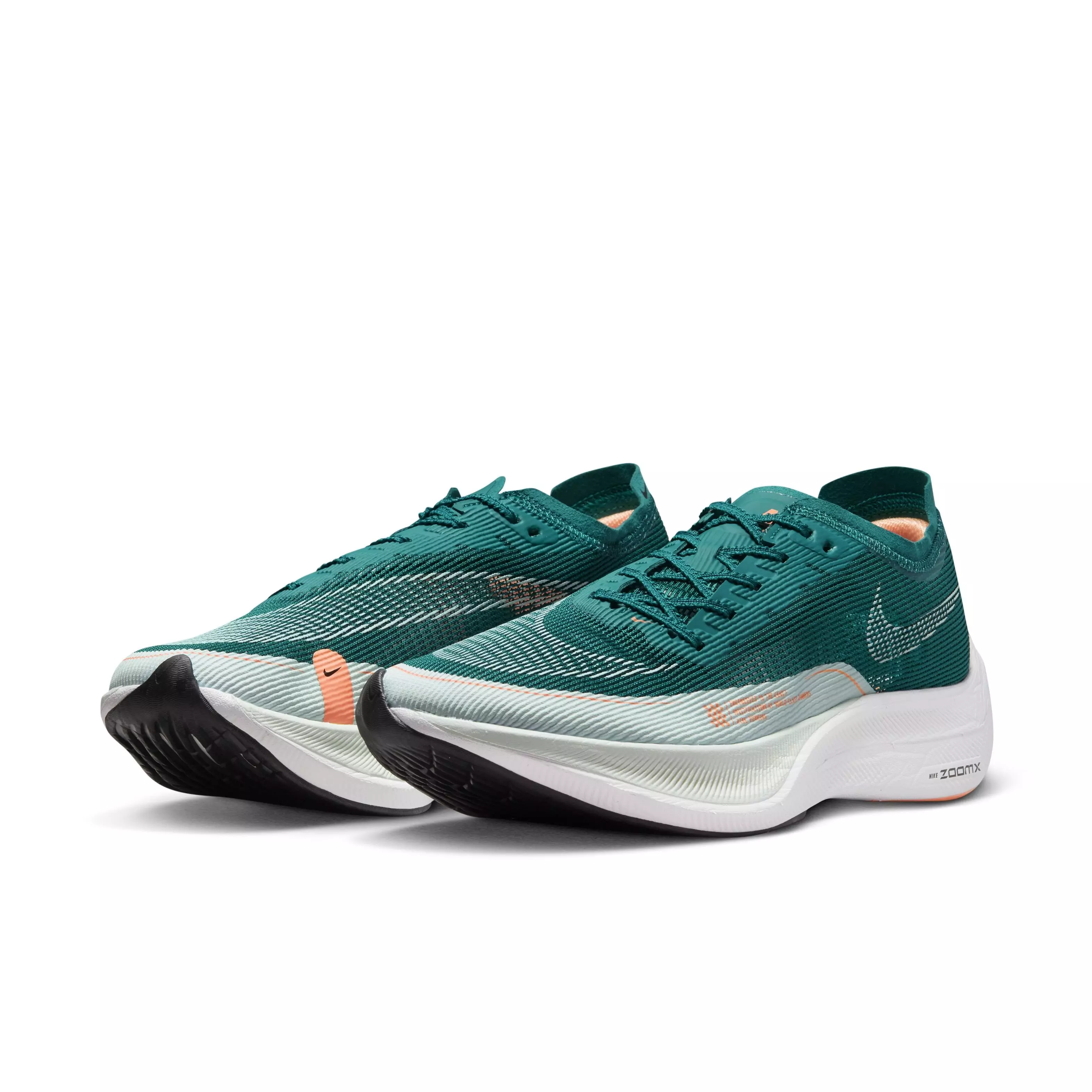 Nike ZoomX Vaporfly Next% 2 "Bright Spruce/Barely Green/White" Men's Running Shoe - SPRUCE/GREEN/WHITE