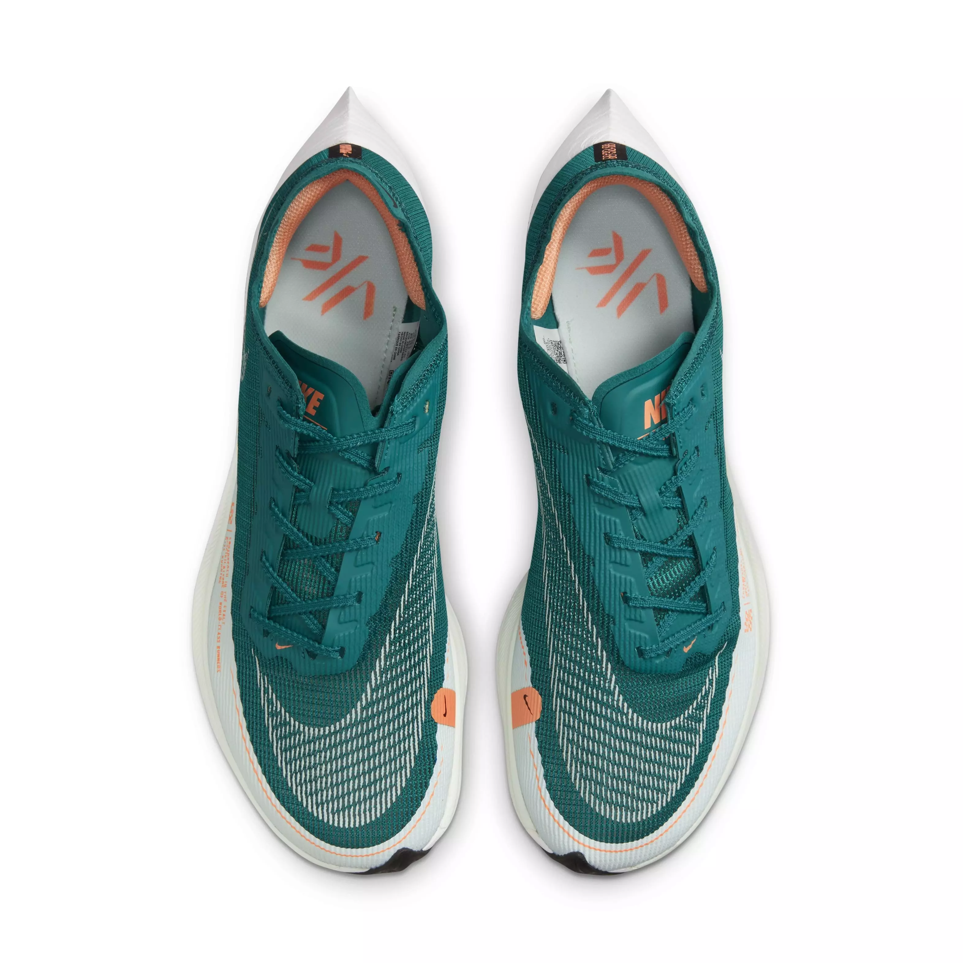 Nike ZoomX Vaporfly Next% 2 "Bright Spruce/Barely Green/White" Men's Running Shoe - SPRUCE/GREEN/WHITE