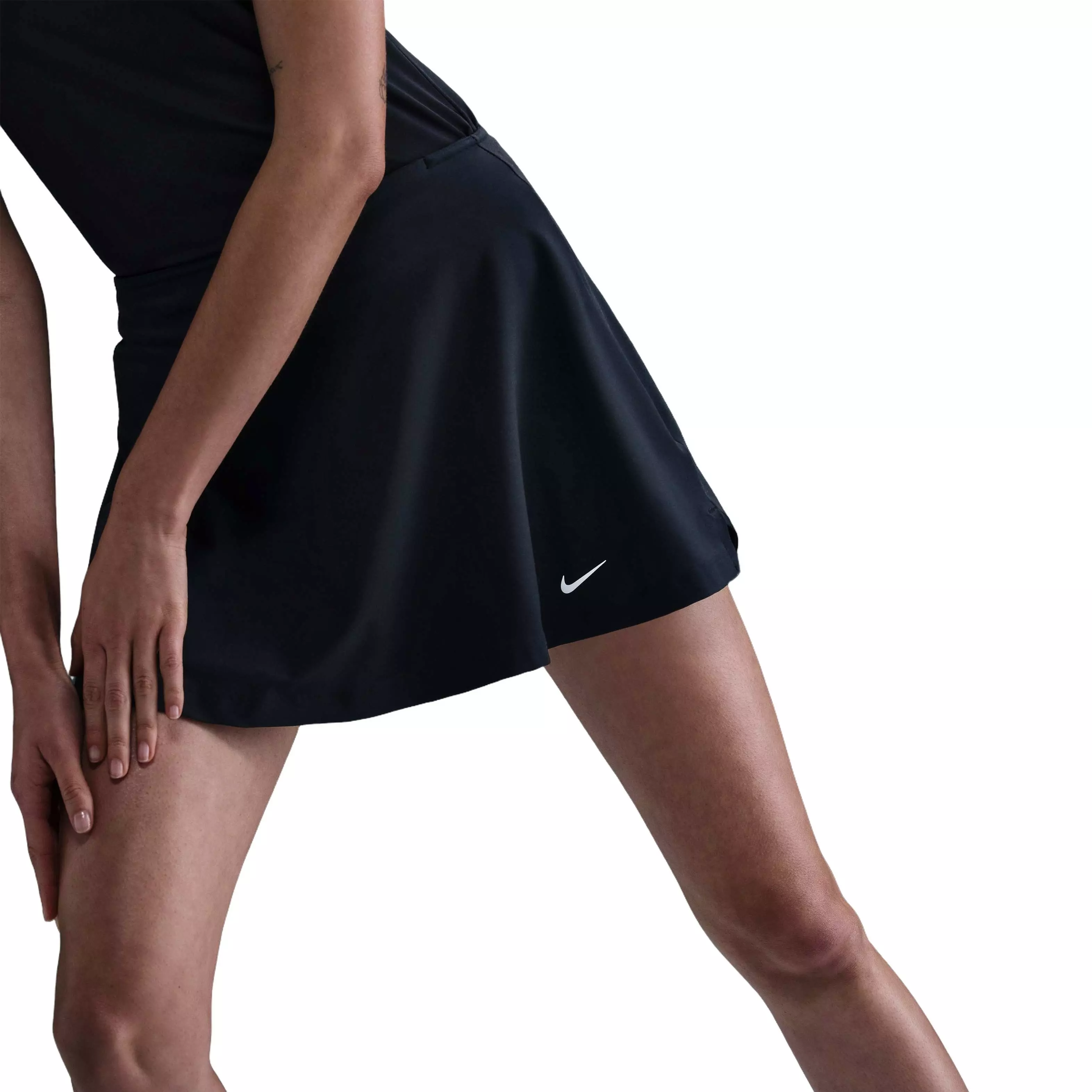 Nike Women's Tour Dri-FIT Flouncy Golf Skirt - Black - BLACK