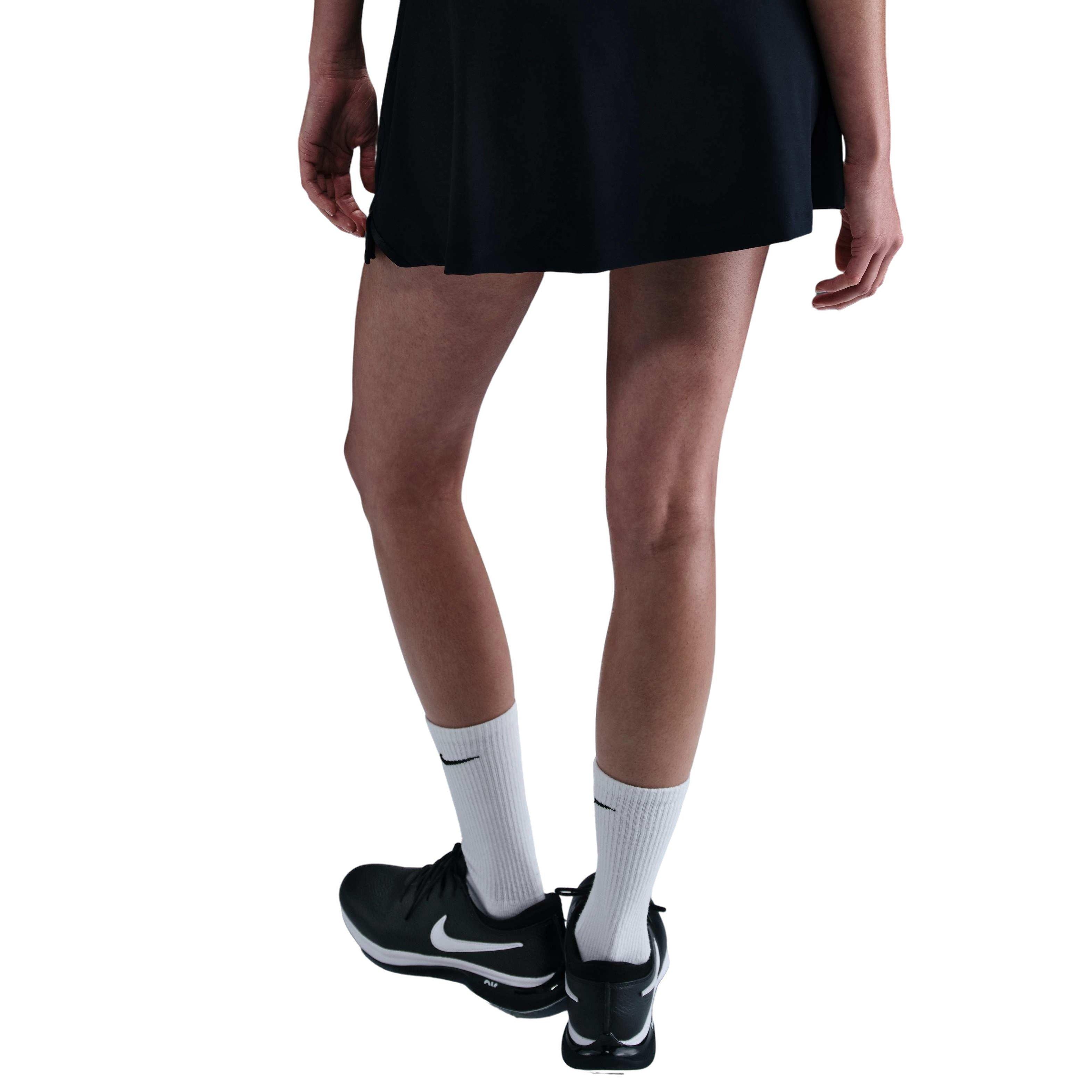 Nike Women's Tour Dri-FIT Flouncy Golf Skirt -Black - BLACK Thumbnail View 2