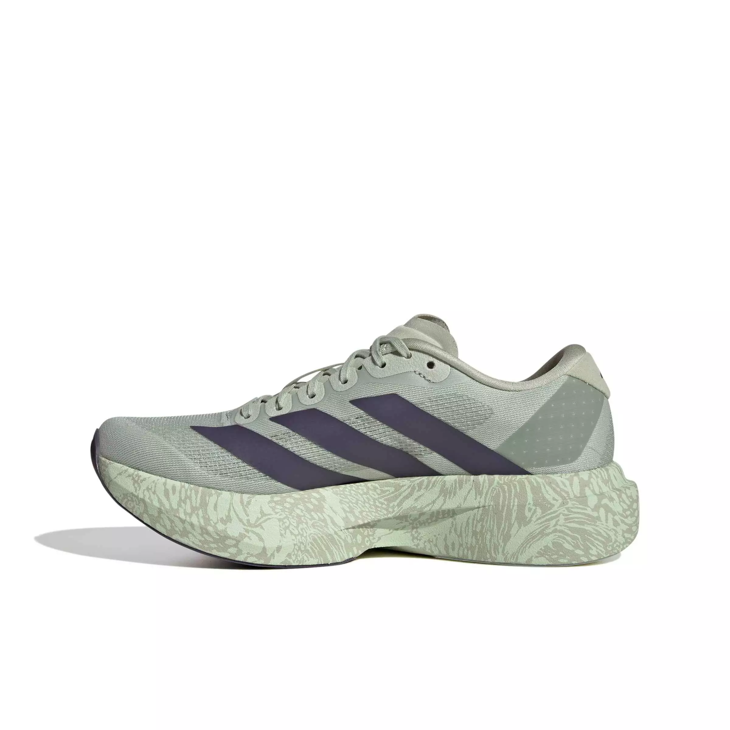adidas Adizero EVO SL "Halo Green/Trace Purple/Sandy Pink" Women's Running Shoe - GREEN/PURPLE/PINK