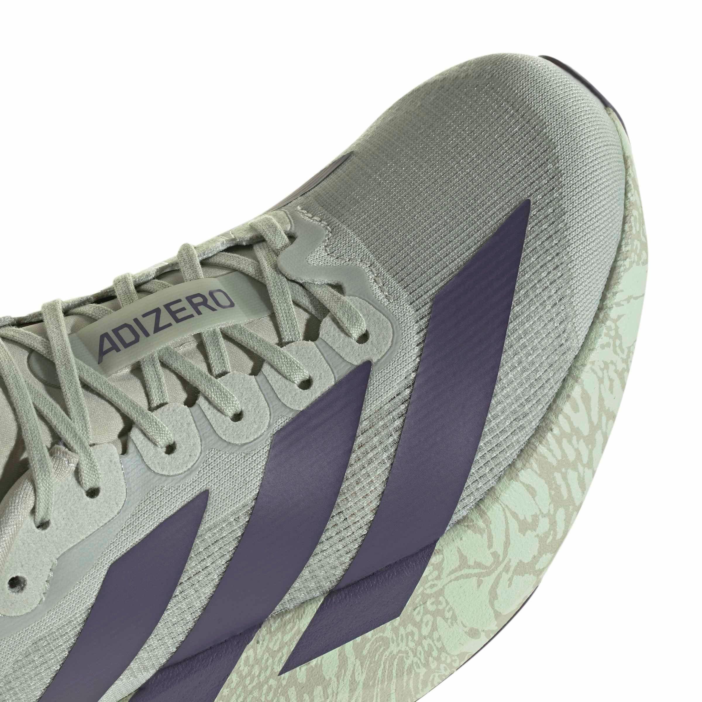 adidas Adizero EVO SL "Halo Green/Trace Purple/Sandy Pink" Women's Running Shoe - GREEN/PURPLE/PINK