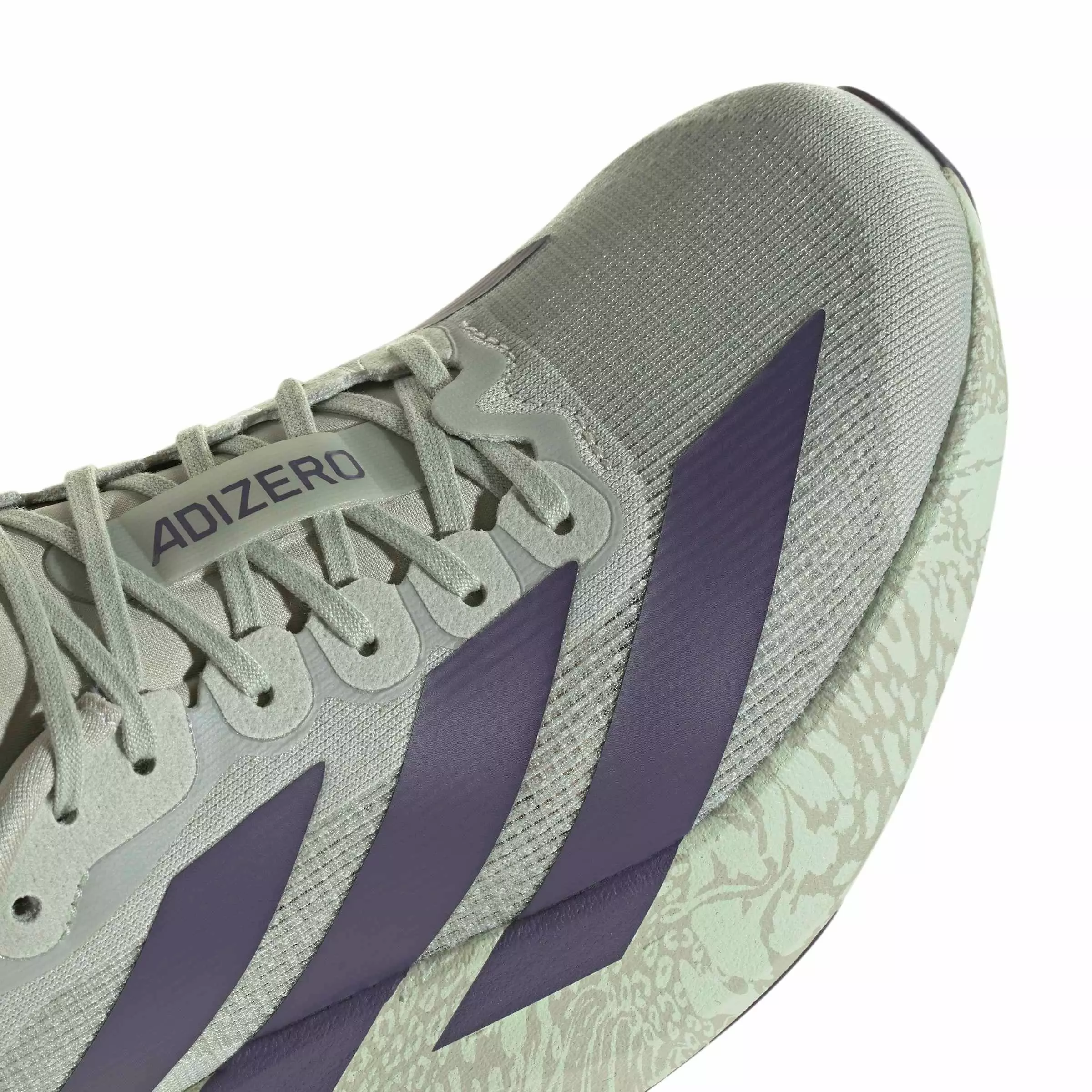 adidas Adizero EVO SL "Halo Green/Trace Purple/Sandy Pink" Women's Running Shoe - GREEN/PURPLE/PINK