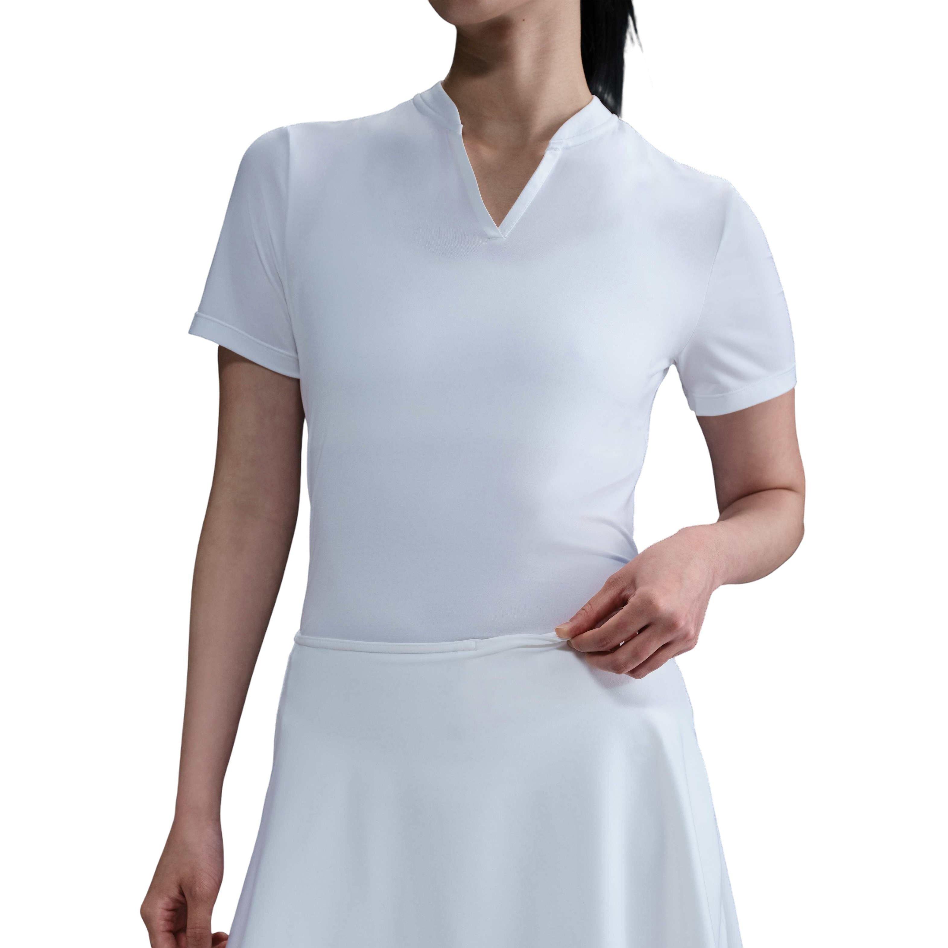 Nike Women's Tour Dri-FIT Flouncy Golf Skirt - White - WHITE Thumbnail View 1