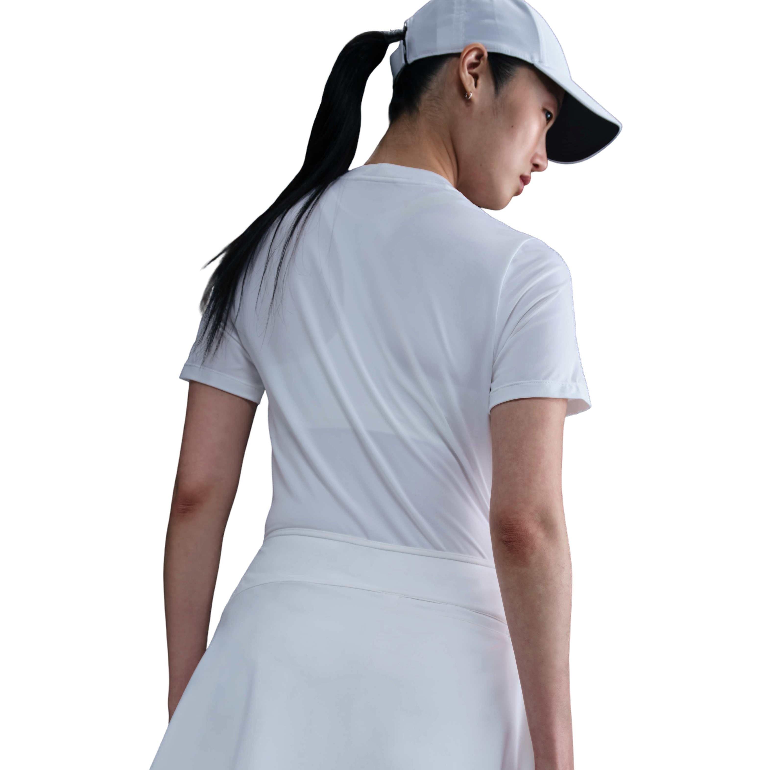 Nike Women's Tour Dri-FIT Flouncy Golf Skirt - White - WHITE Thumbnail View 2