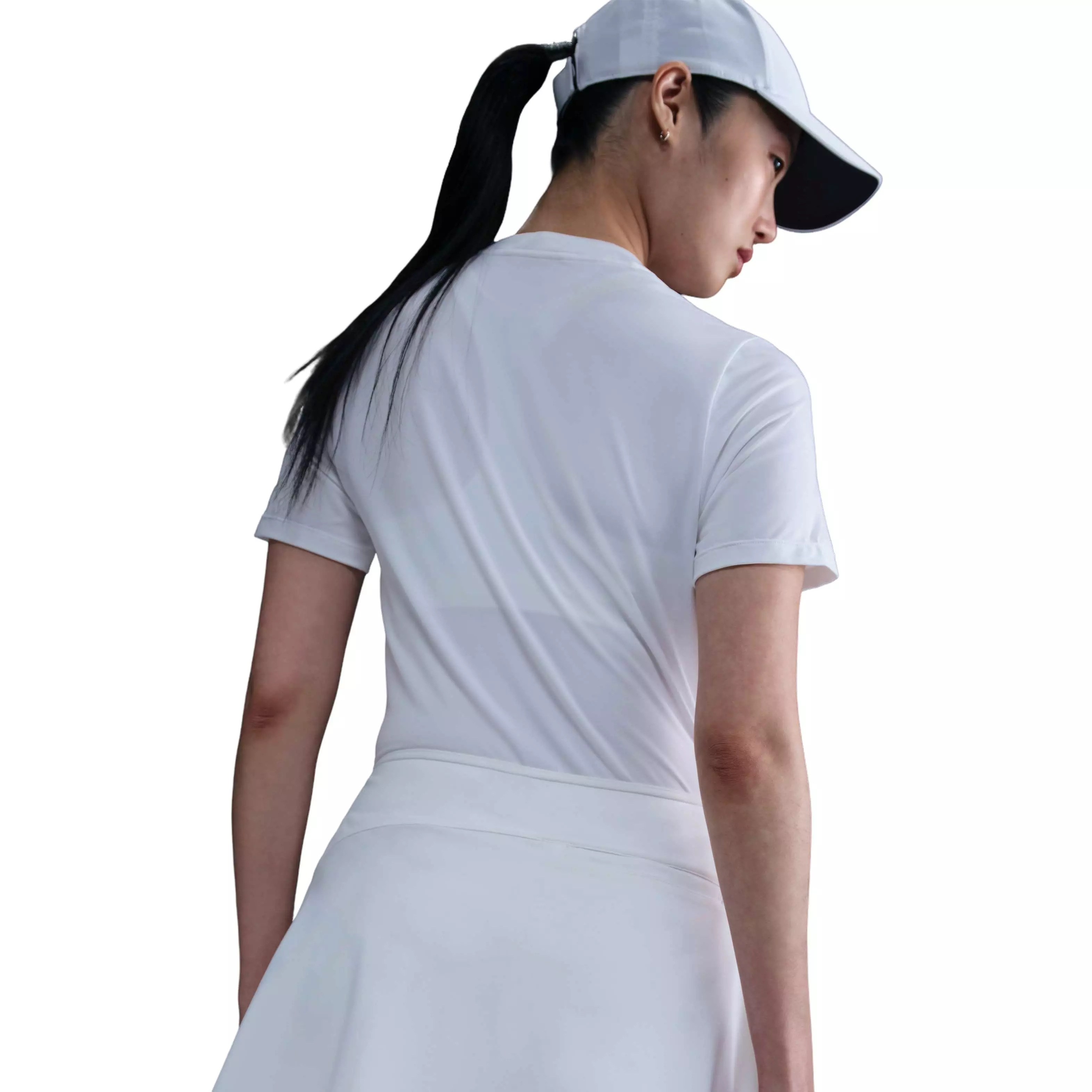 Nike Women's Tour Dri-FIT Flouncy Golf Skirt - White - WHITE
