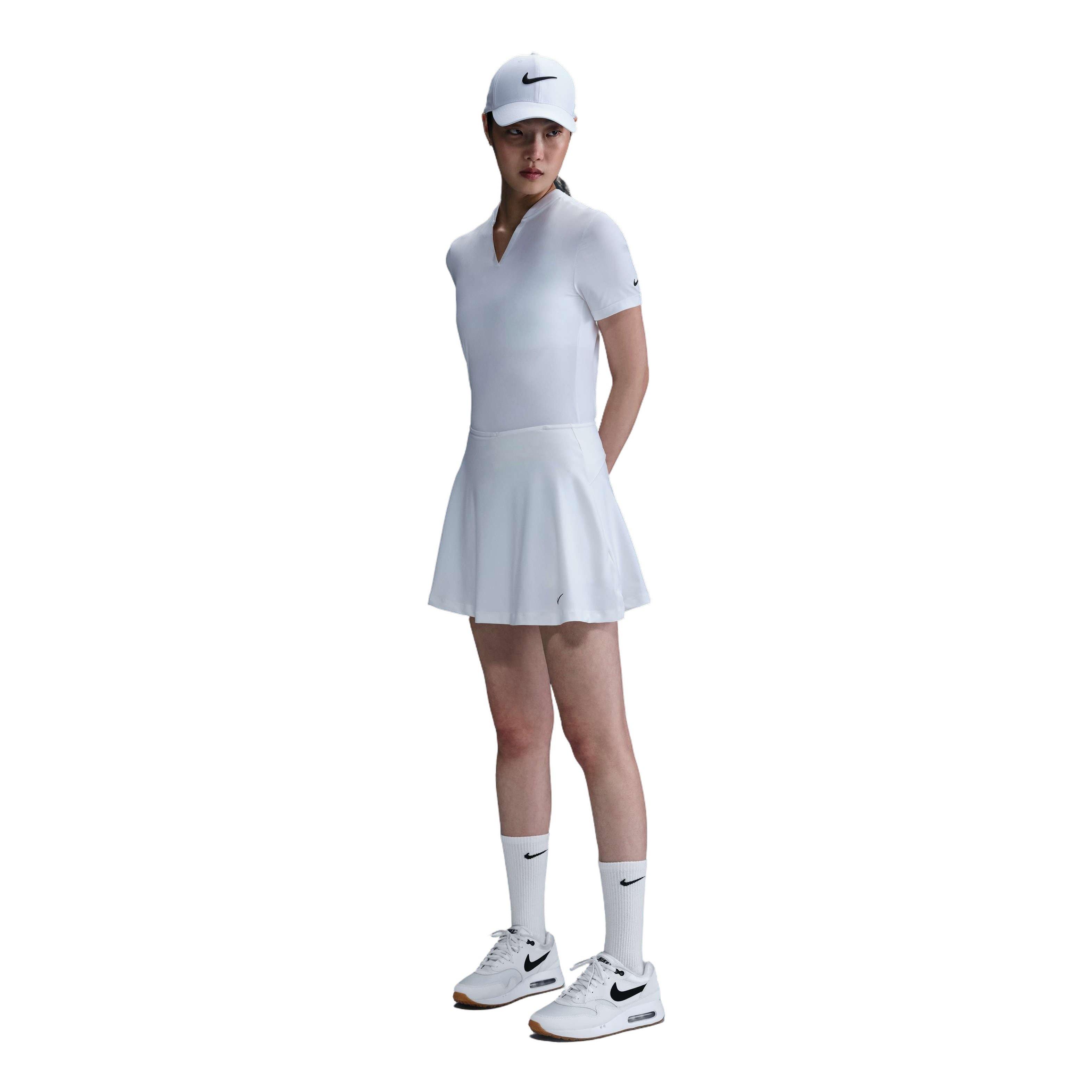 Nike Women's Tour Dri-FIT Flouncy Golf Skirt - White - WHITE Thumbnail View 3