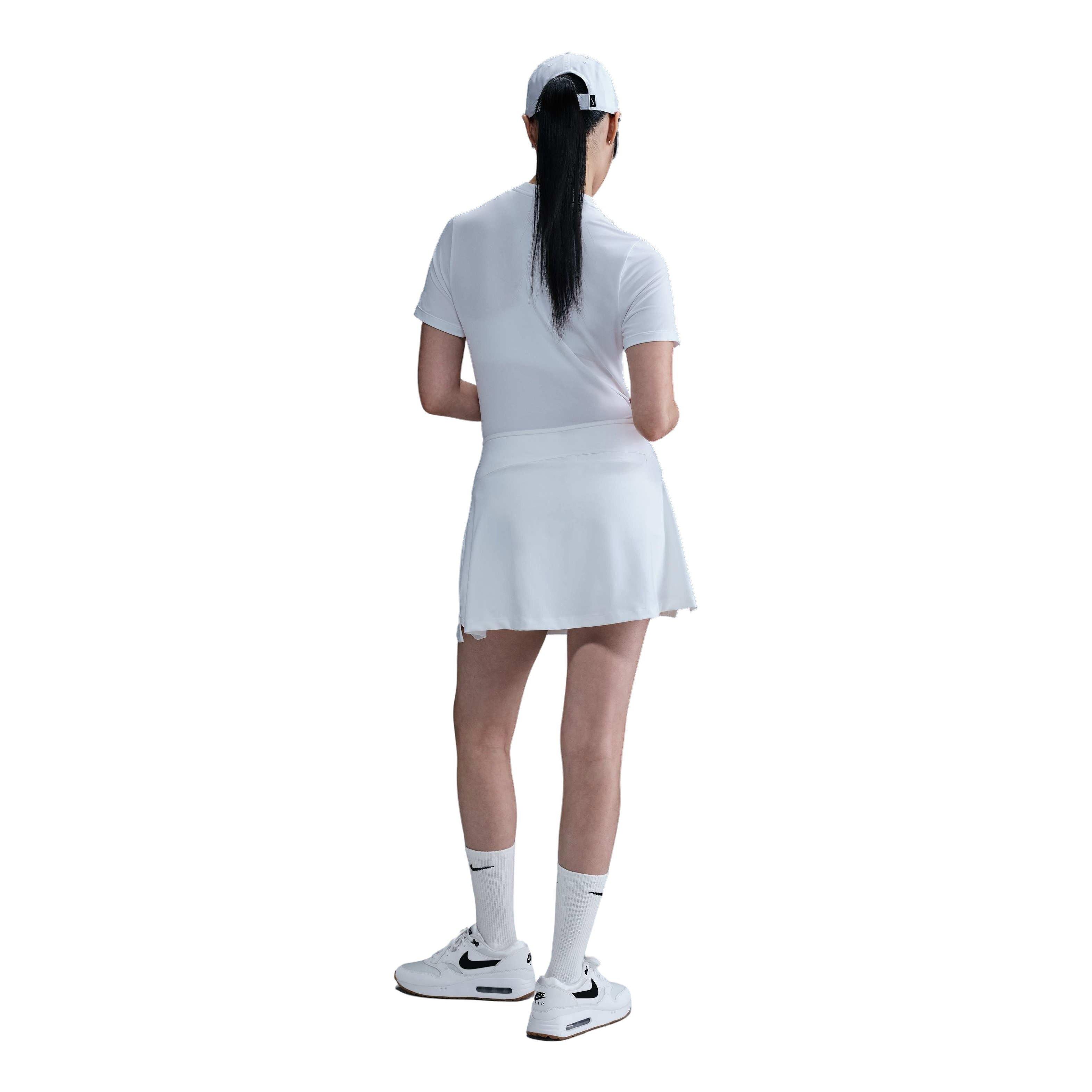 Nike Women's Tour Dri-FIT Flouncy Golf Skirt - White - WHITE Thumbnail View 4