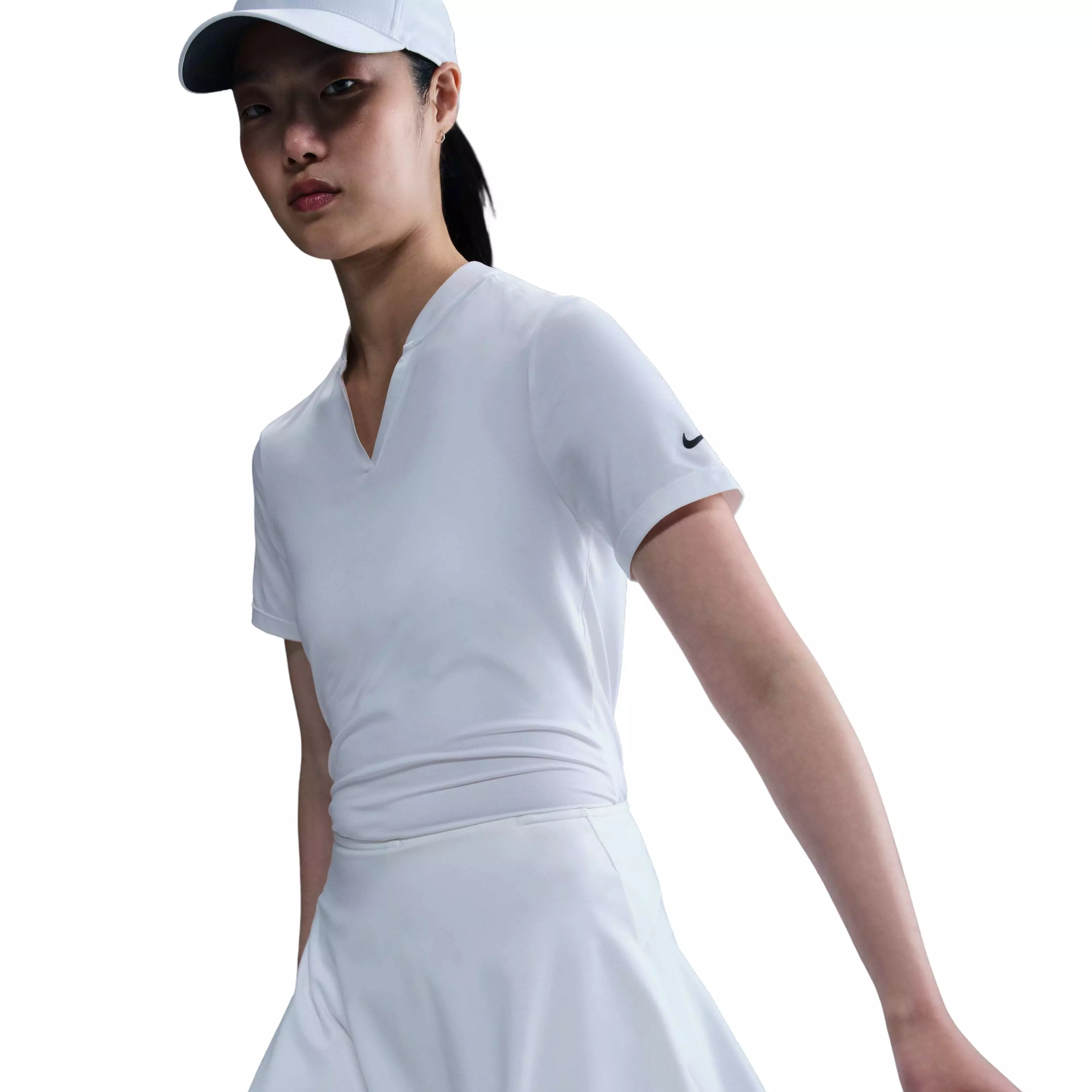 Nike Women's Tour Dri-FIT Flouncy Golf Skirt - White - WHITE