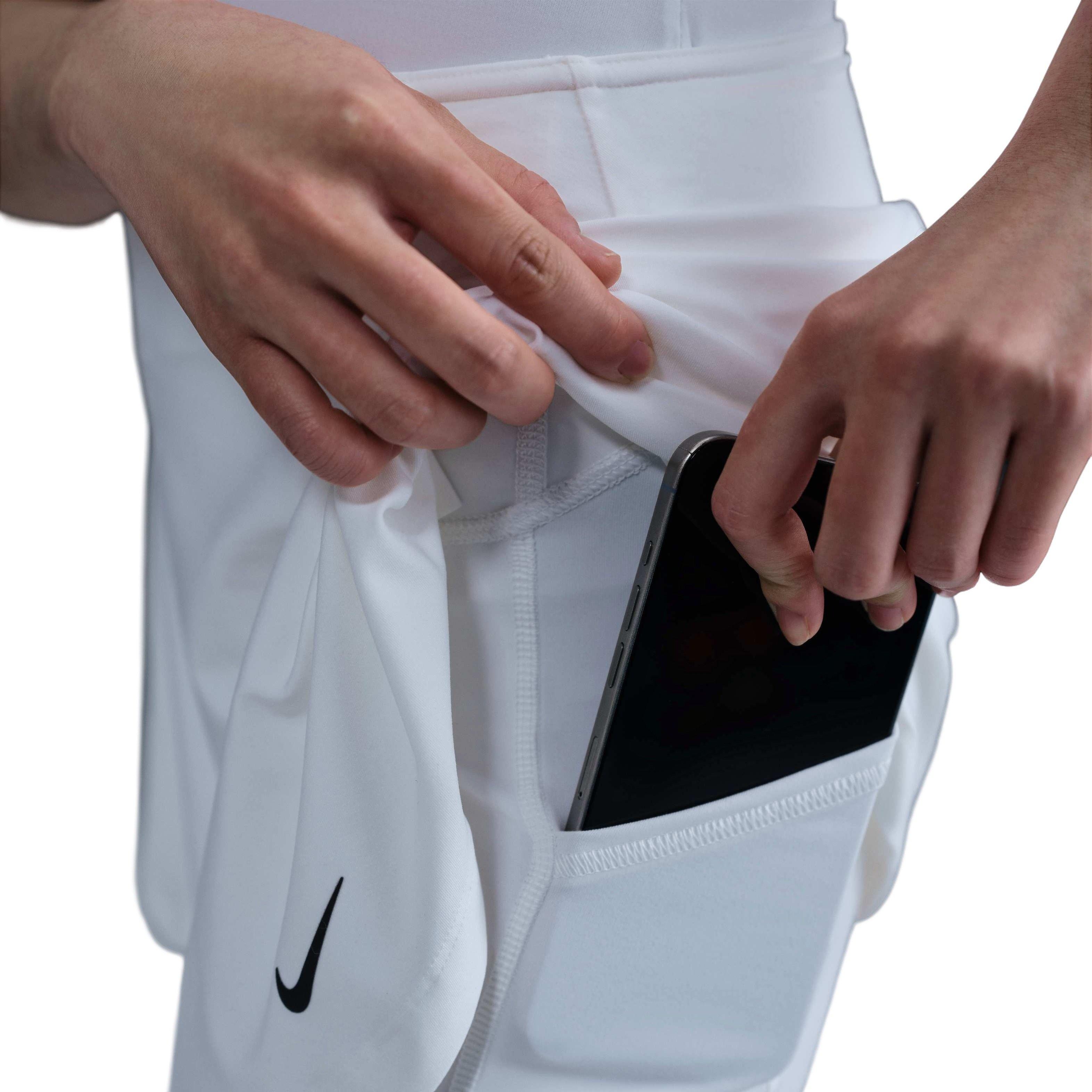 Nike Women's Tour Dri-FIT Flouncy Golf Skirt - White - WHITE Thumbnail View 6