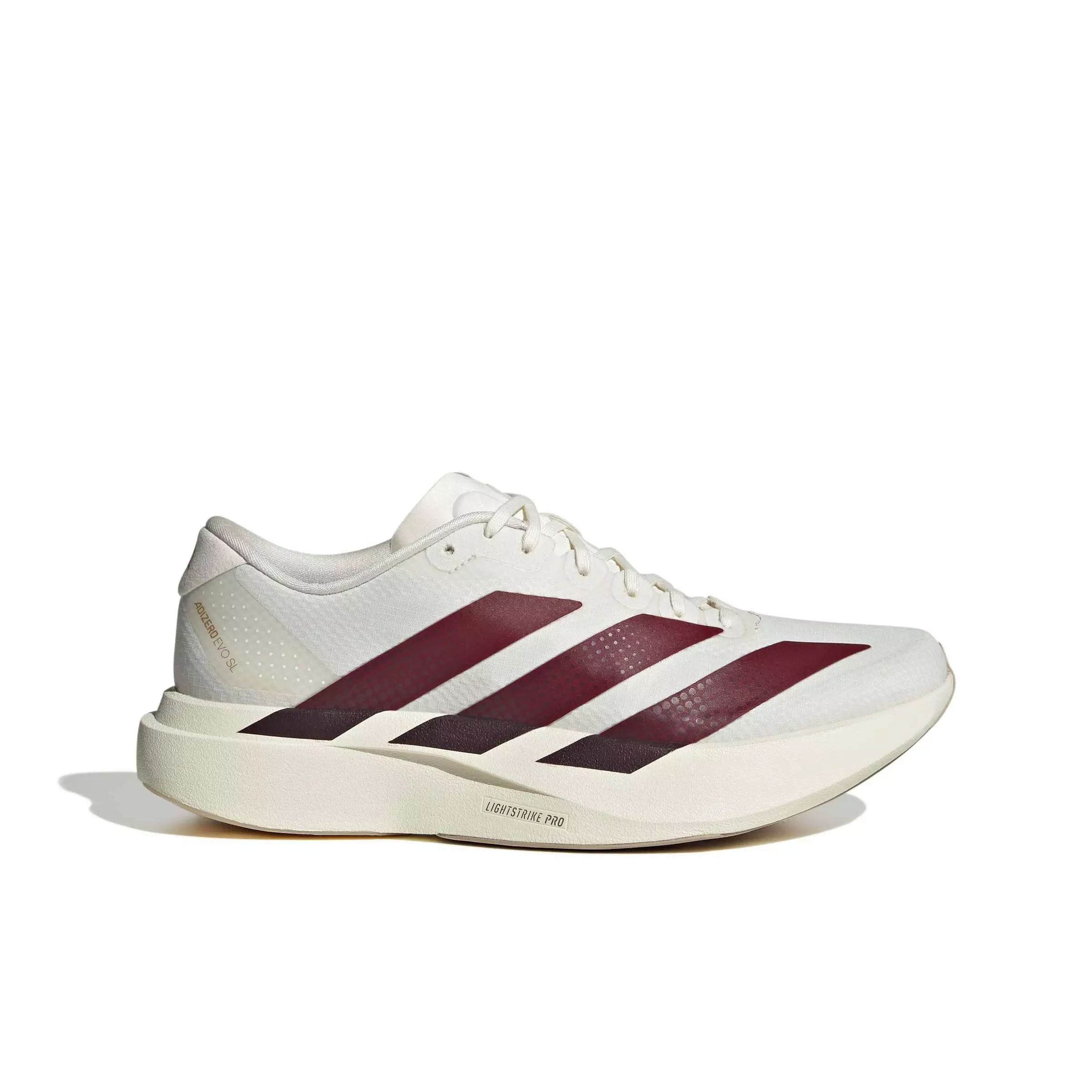 adidas Adizero EVO SL "Off White/Shadow Red/Collegiate Green" Women's Running Shoe - OFF WHITE/RED/GREEN