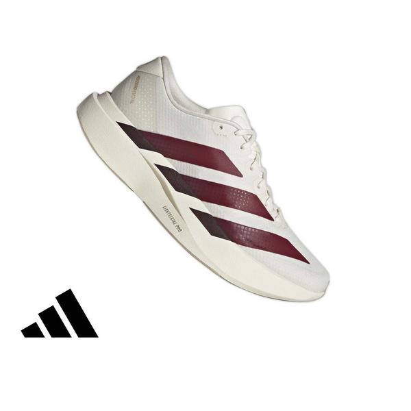 adidas Adizero EVO SL "Off White/Shadow Red/Collegiate Green" Women's Running Shoe - OFF WHITE/RED/GREEN