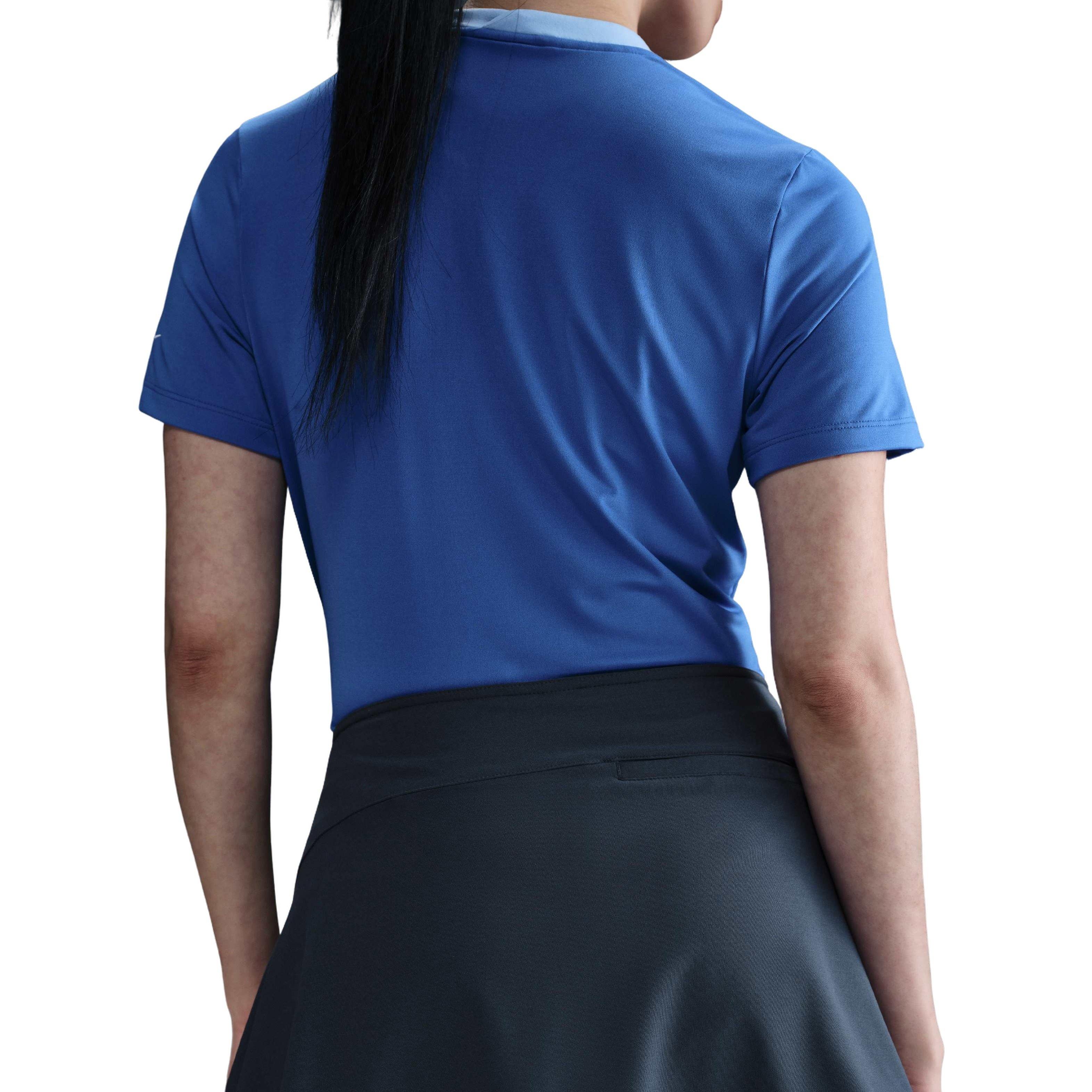 Nike Women's Tour Dri-FIT Flouncy Golf Skirt -Blue - BLUE Thumbnail View 2