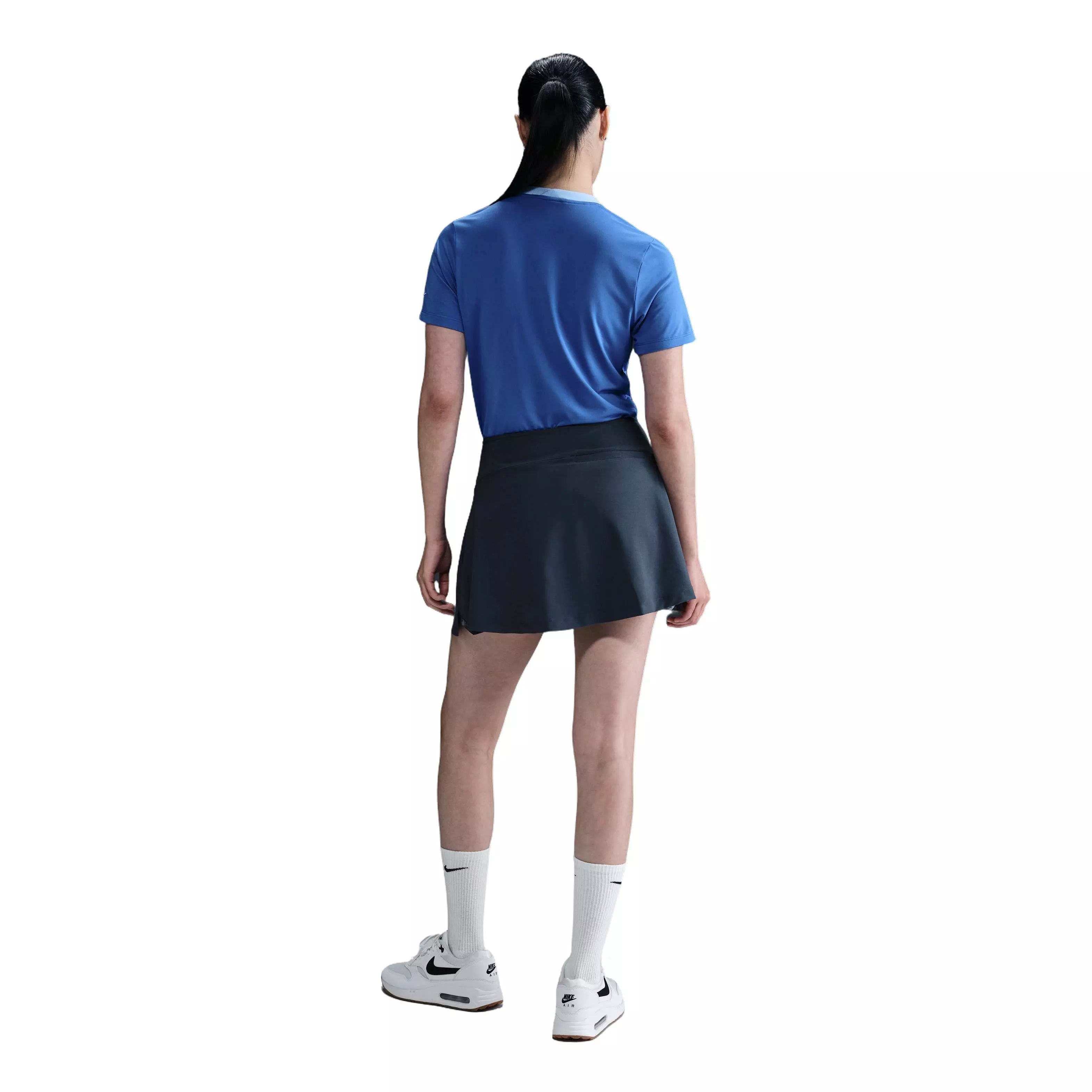 Nike Women's Tour Dri-FIT Flouncy Golf Skirt -Blue - BLUE