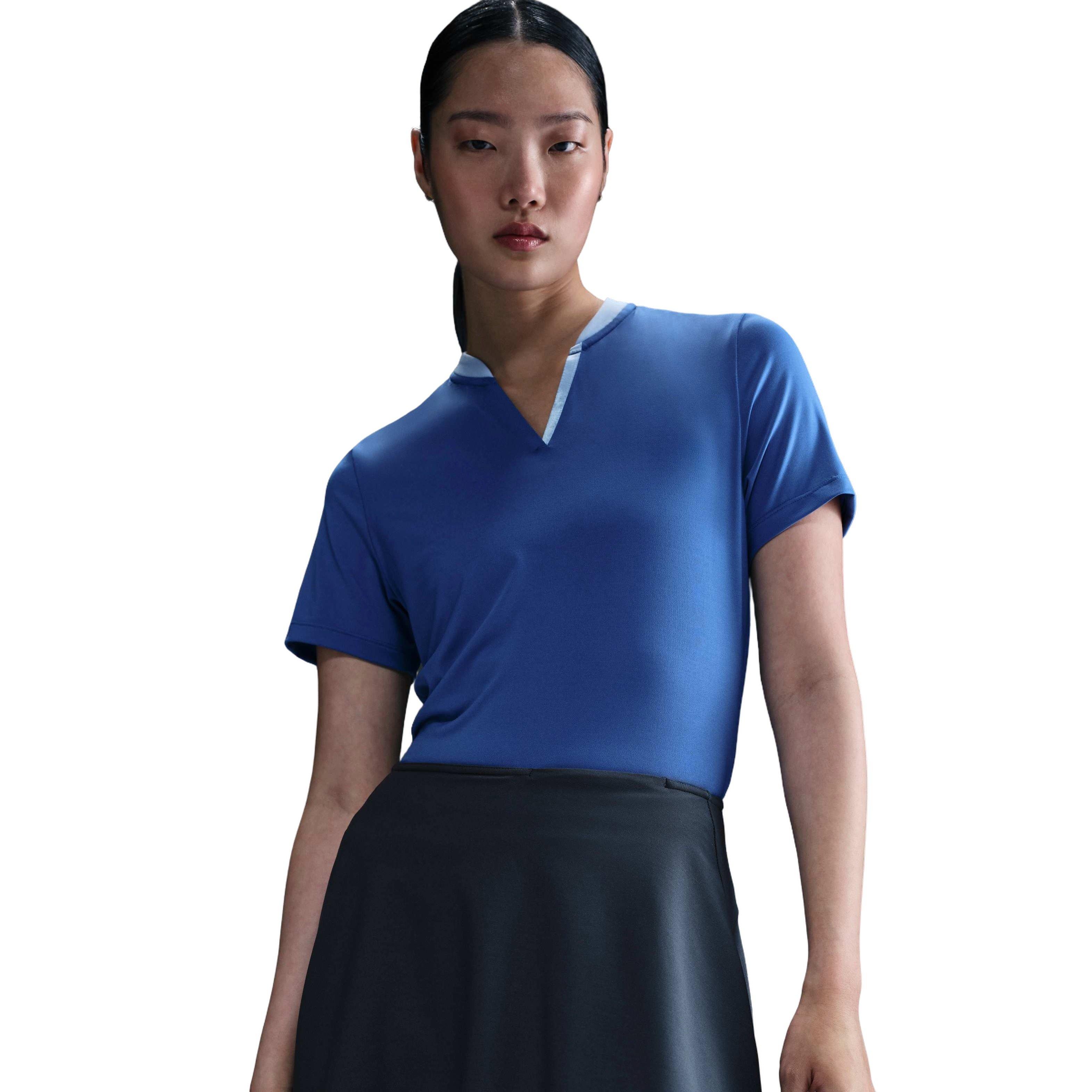 Nike Women's Tour Dri-FIT Flouncy Golf Skirt -Blue - BLUE Thumbnail View 5