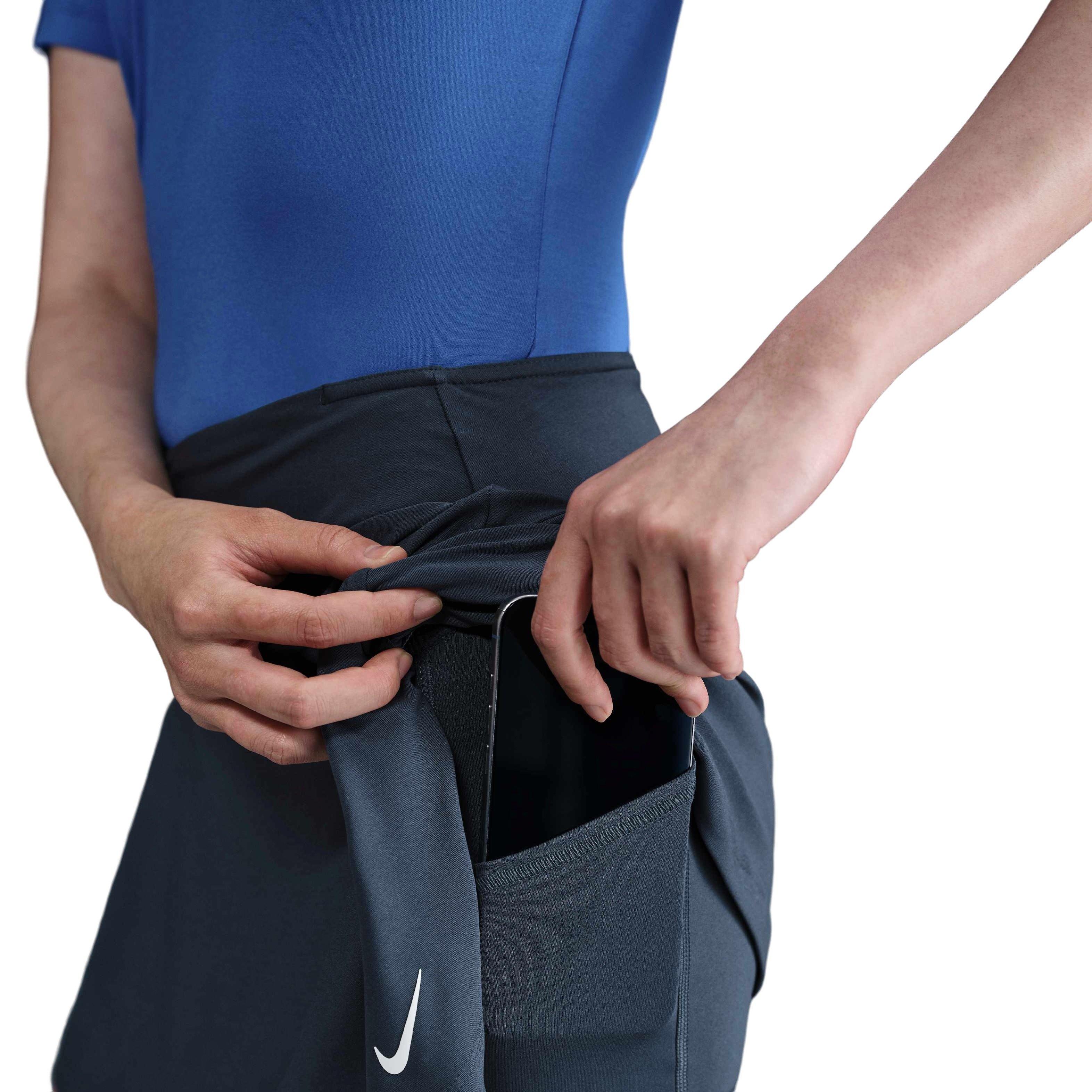 Nike Women's Tour Dri-FIT Flouncy Golf Skirt -Blue - BLUE Thumbnail View 6