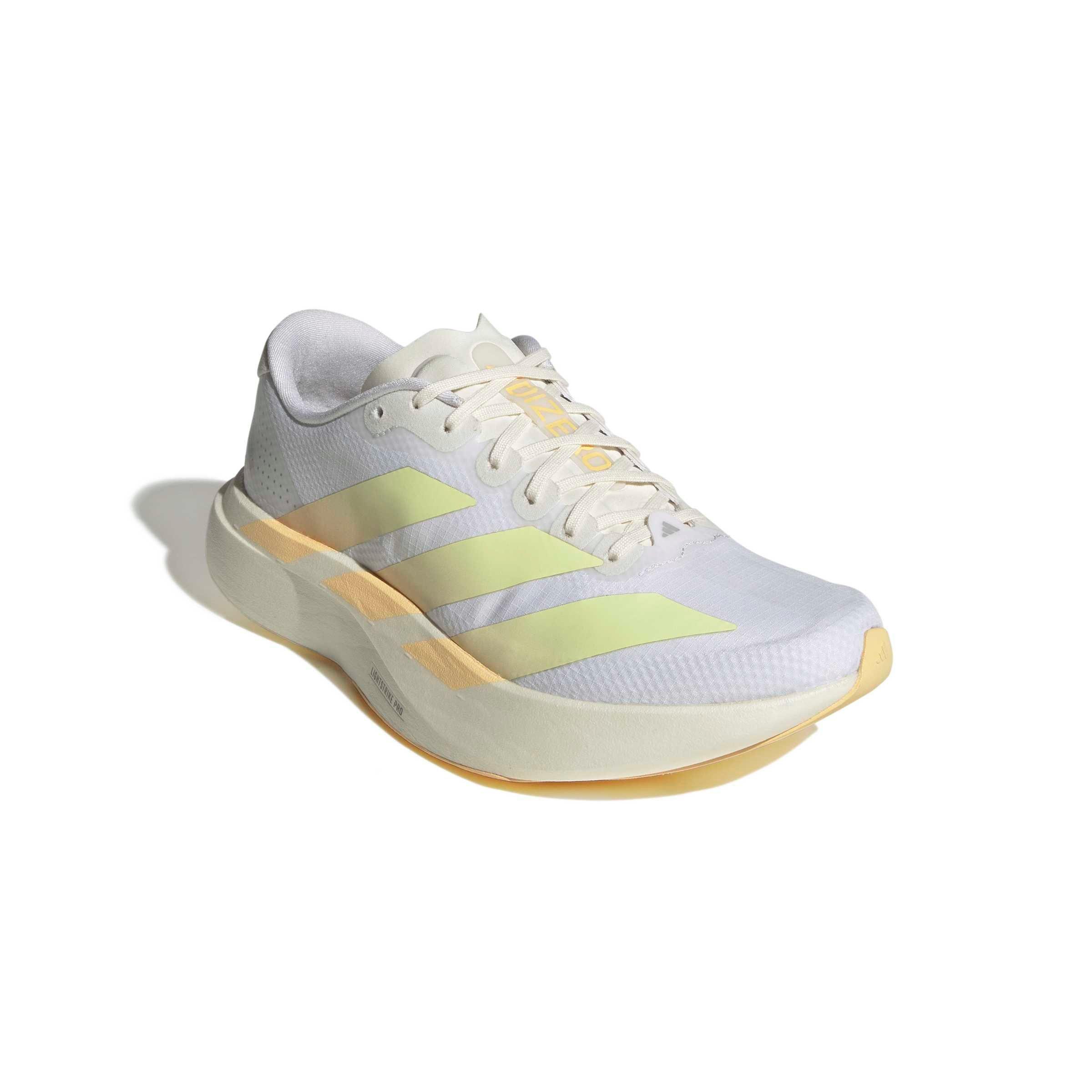 adidas Adizero EVO SL "Ftwr White/Ice Tangerine/Off White" Women's Running Shoe - WHITE/TANGERINE/OFF WHITE
