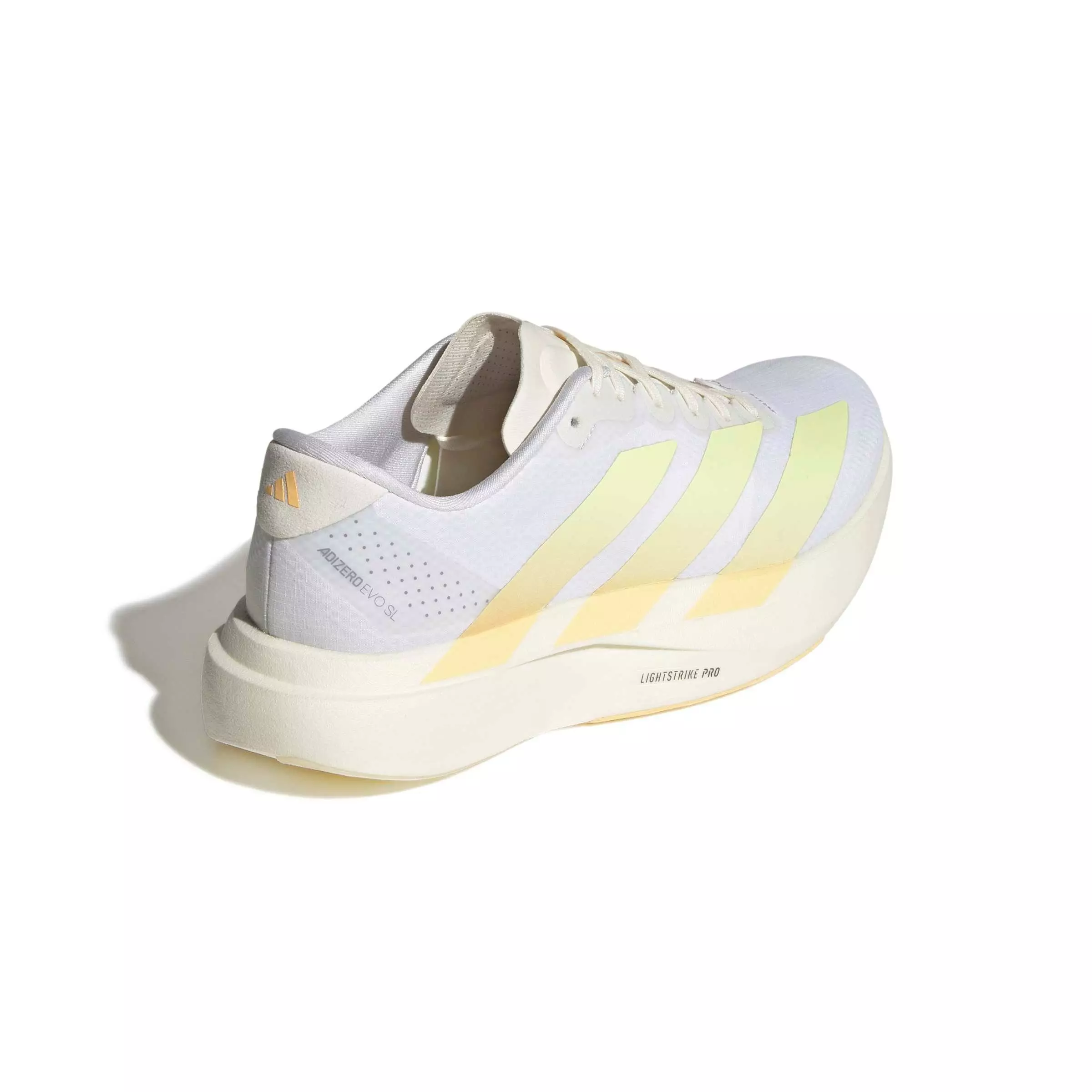 adidas Adizero EVO SL "Ftwr White/Ice Tangerine/Off White" Women's Running Shoe - WHITE/TANGERINE/OFF WHITE