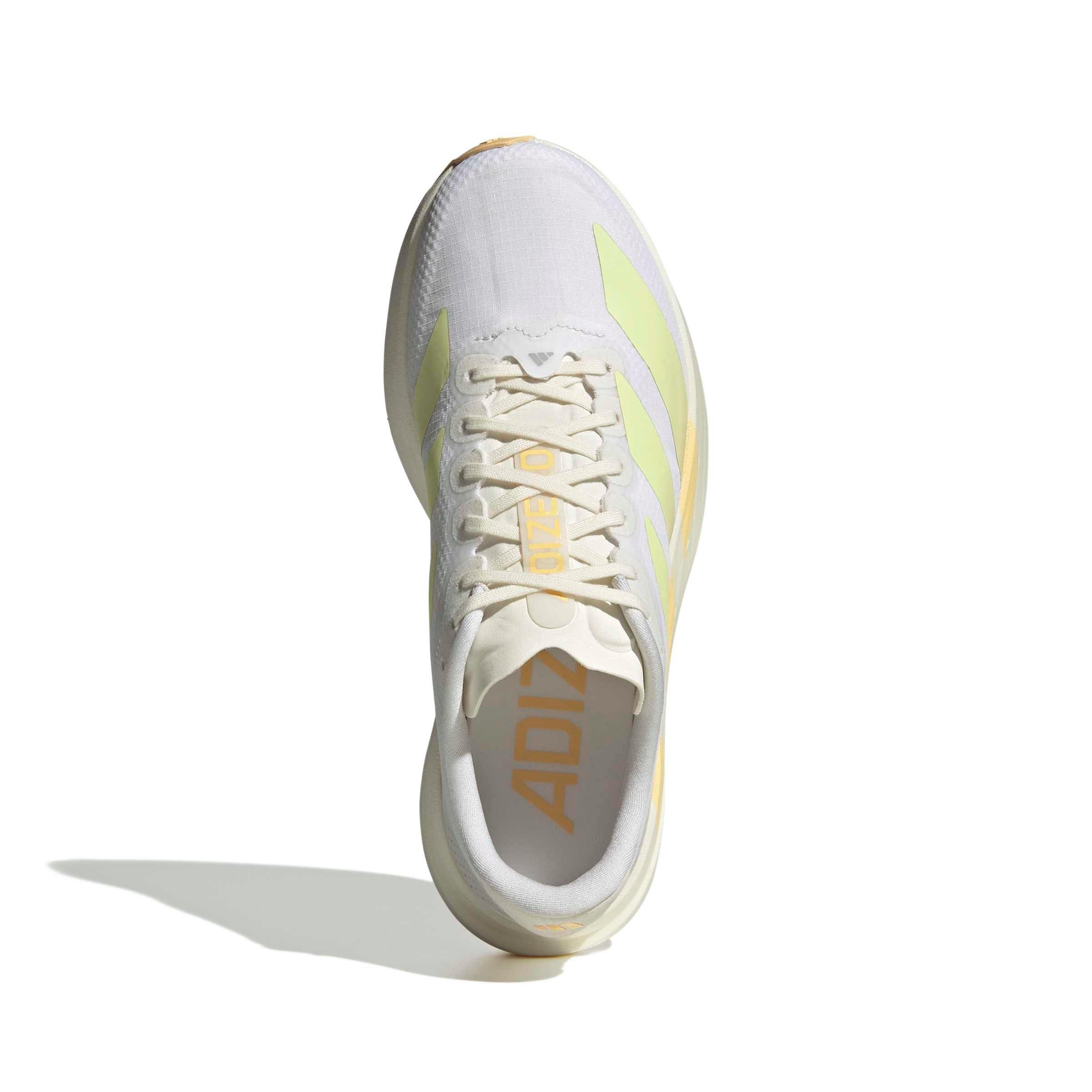 adidas Adizero EVO SL "Ftwr White/Ice Tangerine/Off White" Women's Running Shoe - WHITE/TANGERINE/OFF WHITE