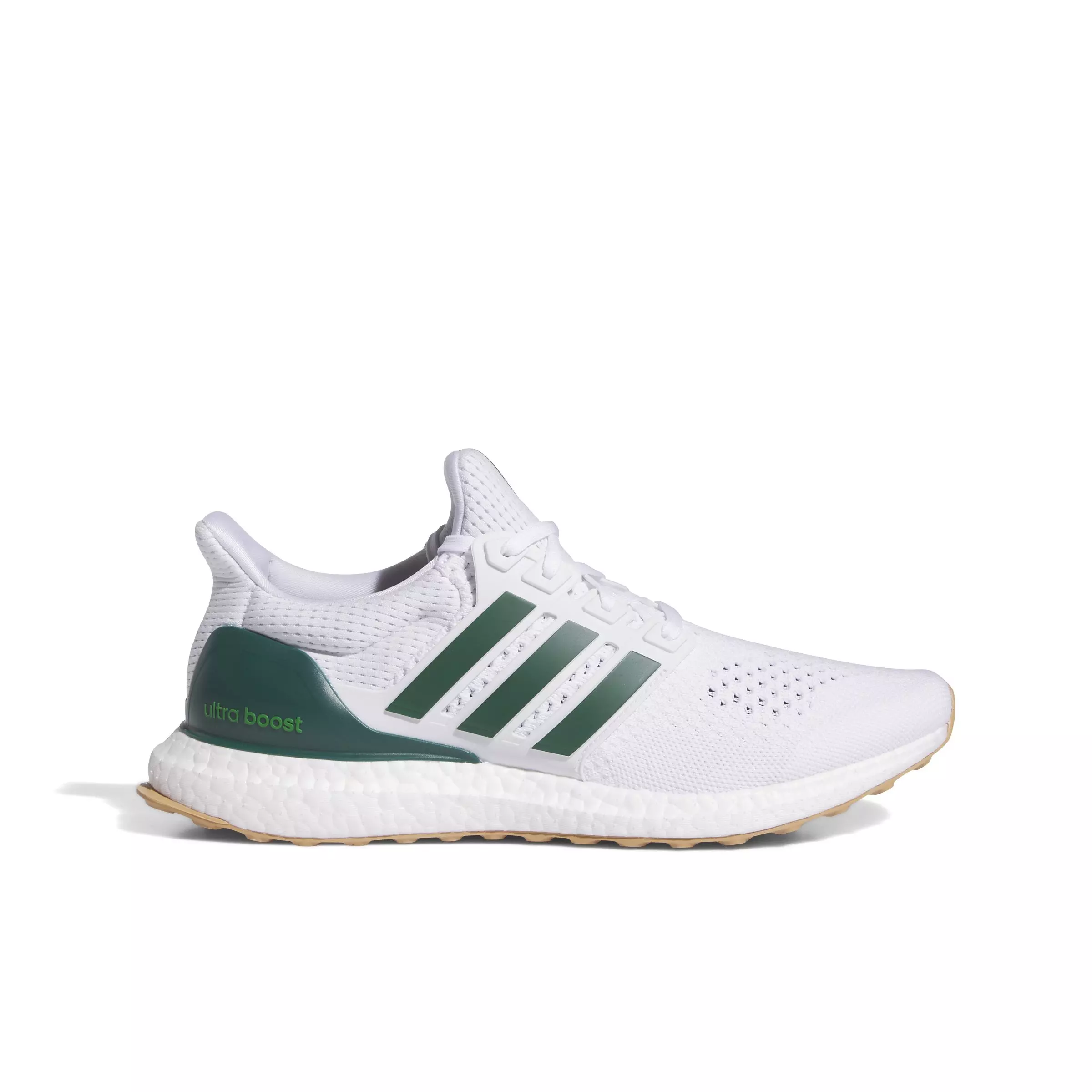 adidas Ultraboost 1.0 "Ftwr White/Collegiate Green/Gum 3" Men's Running Shoe - WHITE/GREEN/GUM