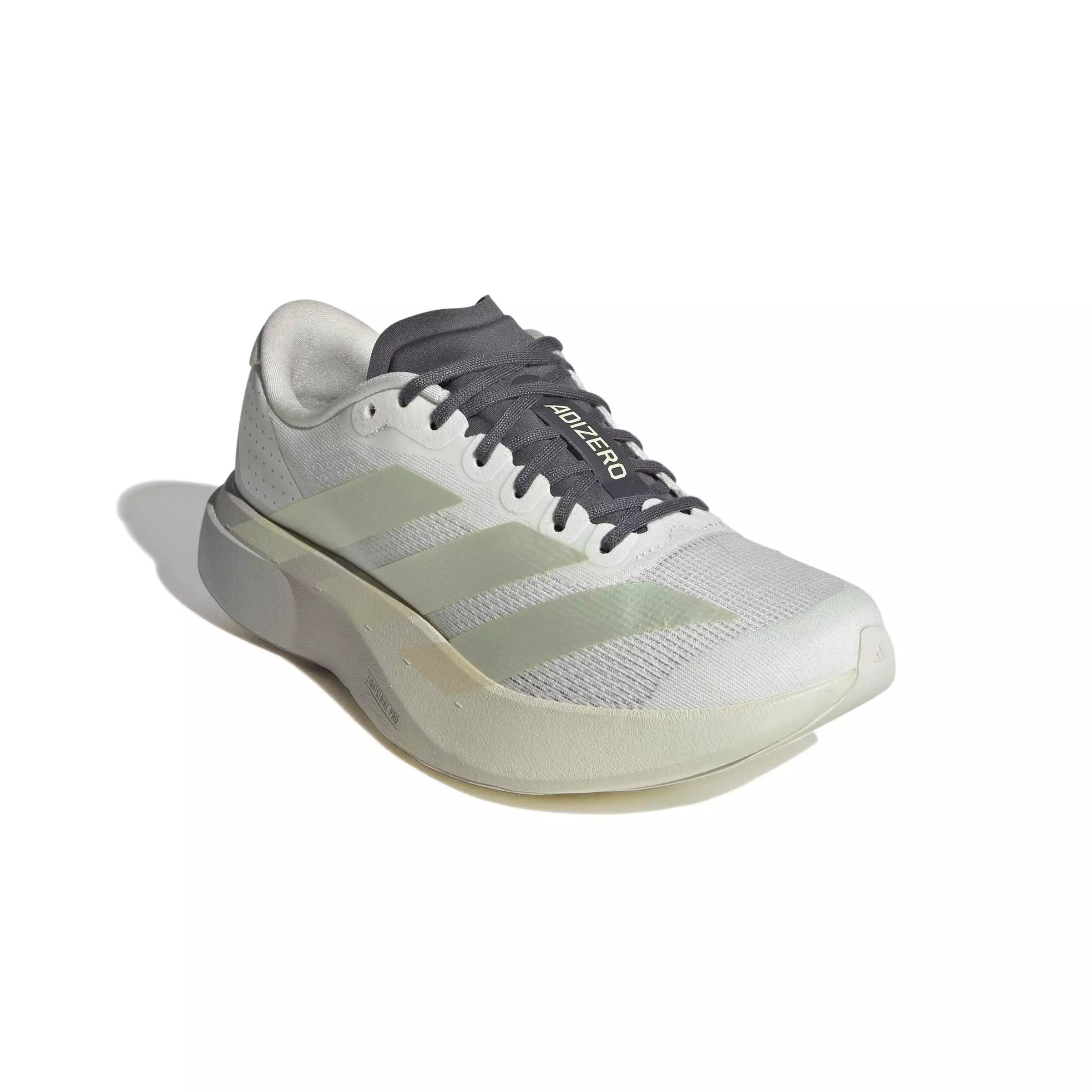 adidas Adizero EVO SL "Off White/Ice Gold Metallic/Granite" Women's Running Shoe - OFF WHITE/GOLD/GRANITE