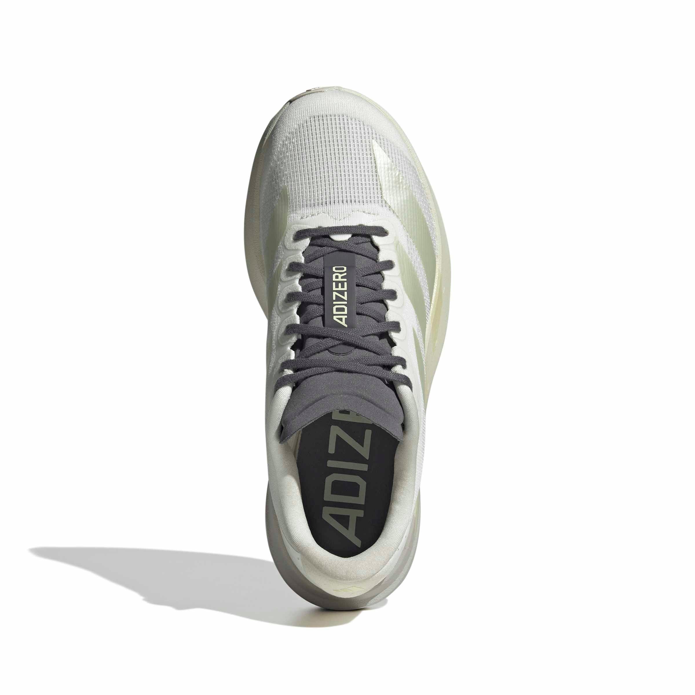 adidas Adizero EVO SL "Off White/Ice Gold Metallic/Granite" Women's Running Shoe - OFF WHITE/GOLD/GRANITE