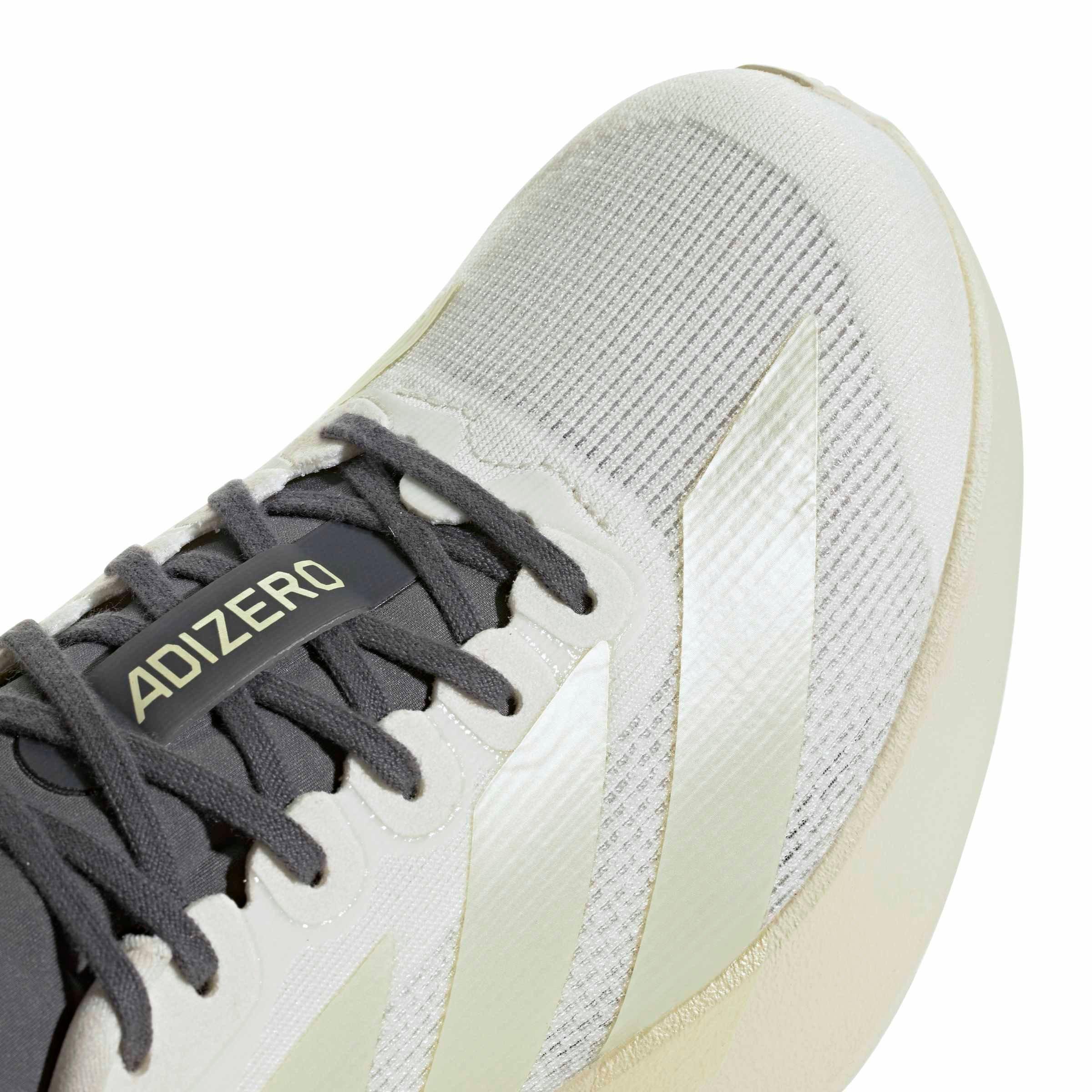 adidas Adizero EVO SL "Off White/Ice Gold Metallic/Granite" Women's Running Shoe - OFF WHITE/GOLD/GRANITE
