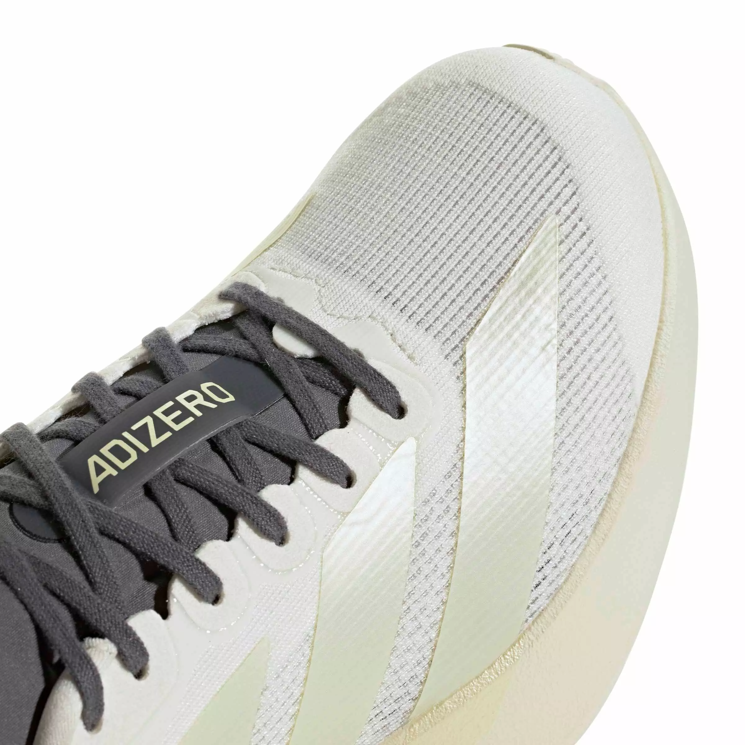 adidas Adizero EVO SL "Off White/Ice Gold Metallic/Granite" Women's Running Shoe - OFF WHITE/GOLD/GRANITE