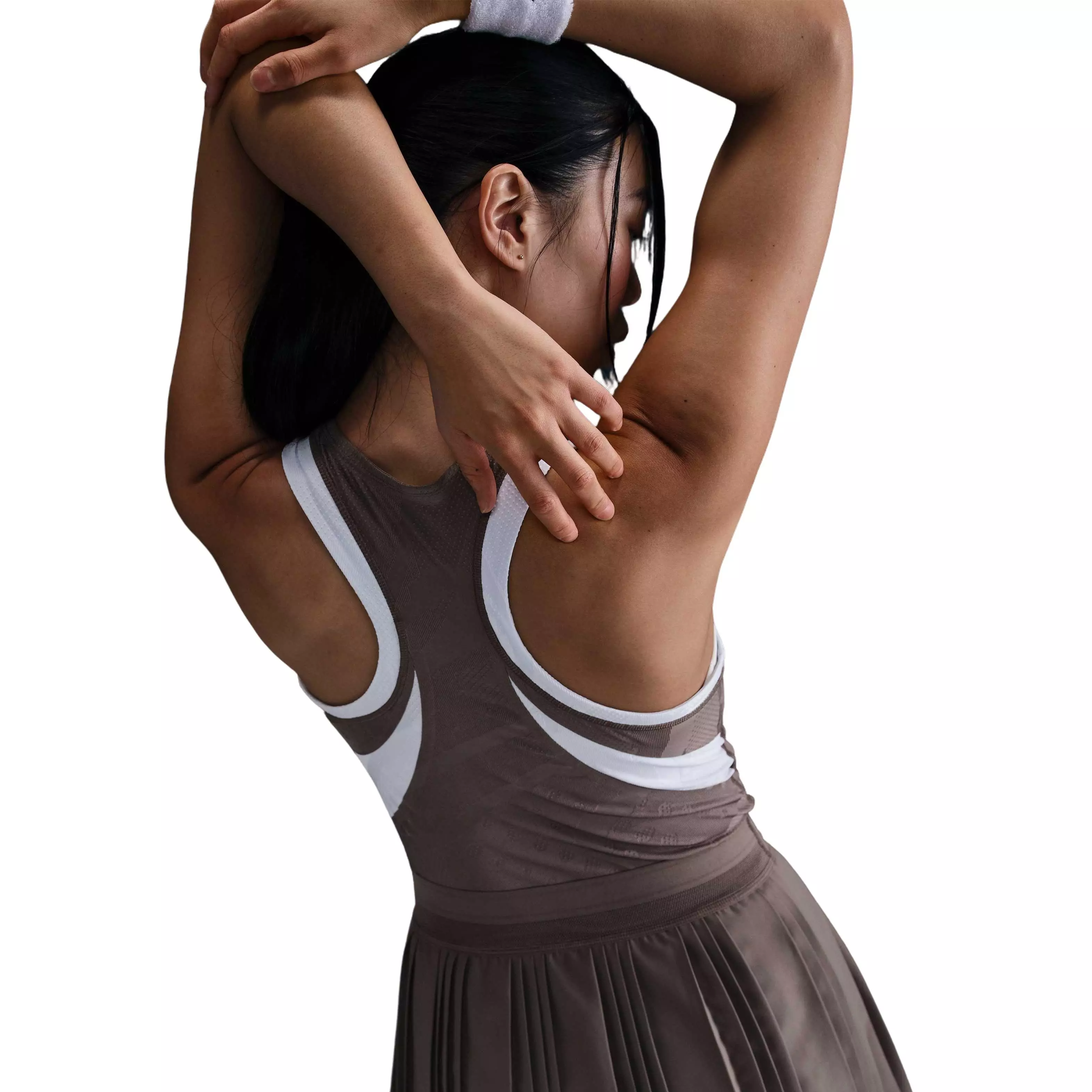 Nike Women's Court Slam Dri-FIT Tennis Tank Top -Grey - GREY