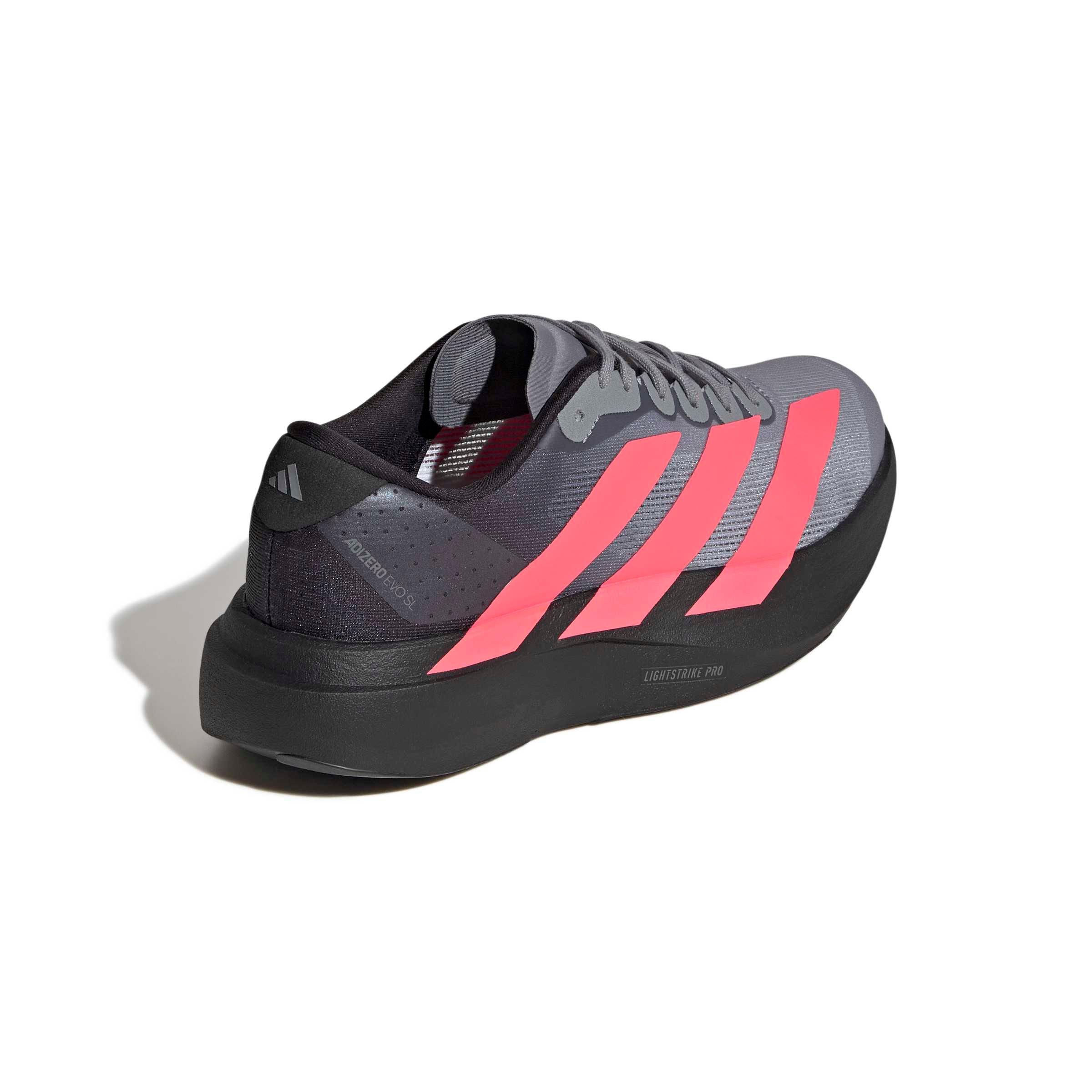 adidas Adizero EVO SL "Core Black/Solar Turbo/Light Onix" Women's Running Shoe - BLACK/TURBO/LT ONIX