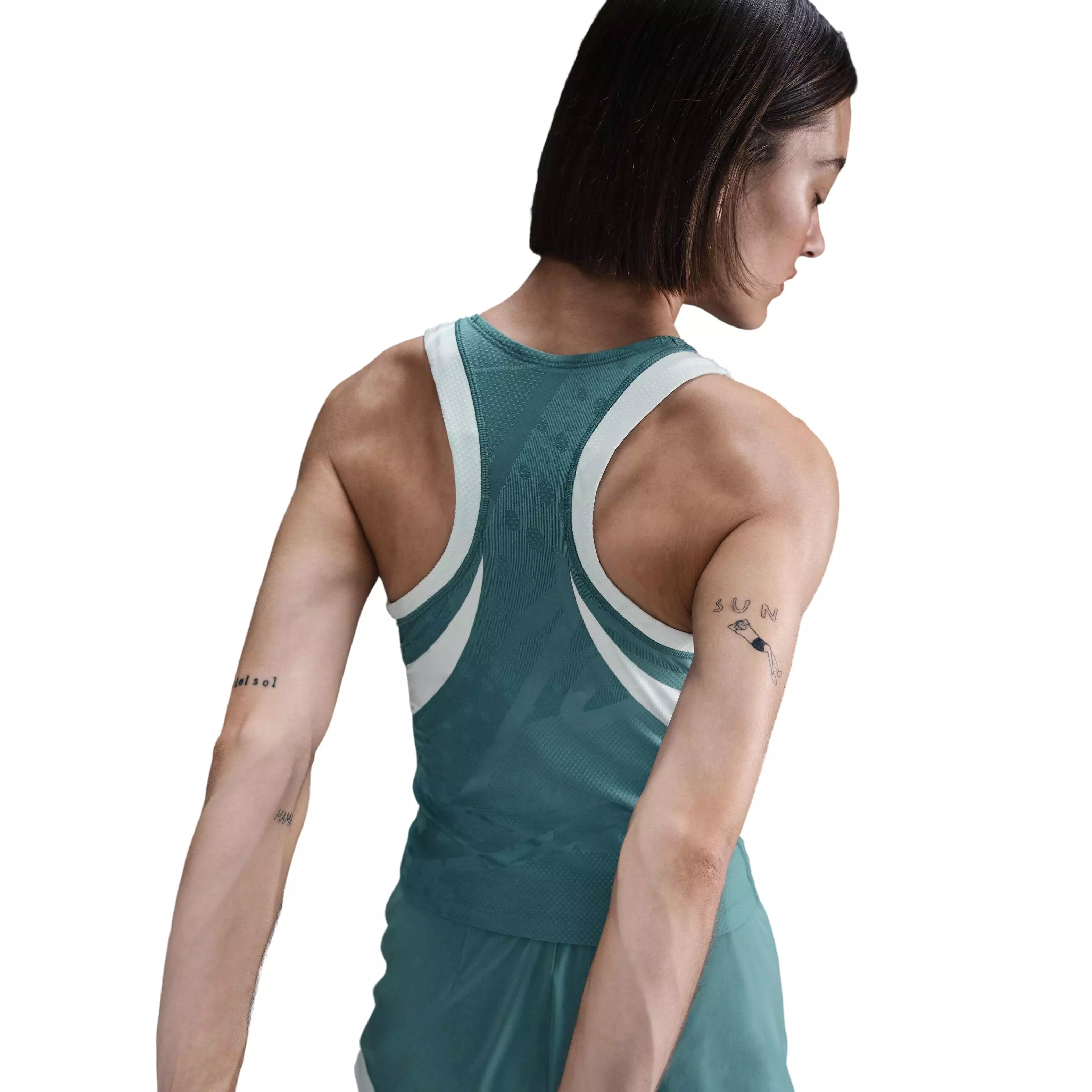 Nike Women's Court Slam Dri-FIT Tennis Tank Top -Teal - TEAL