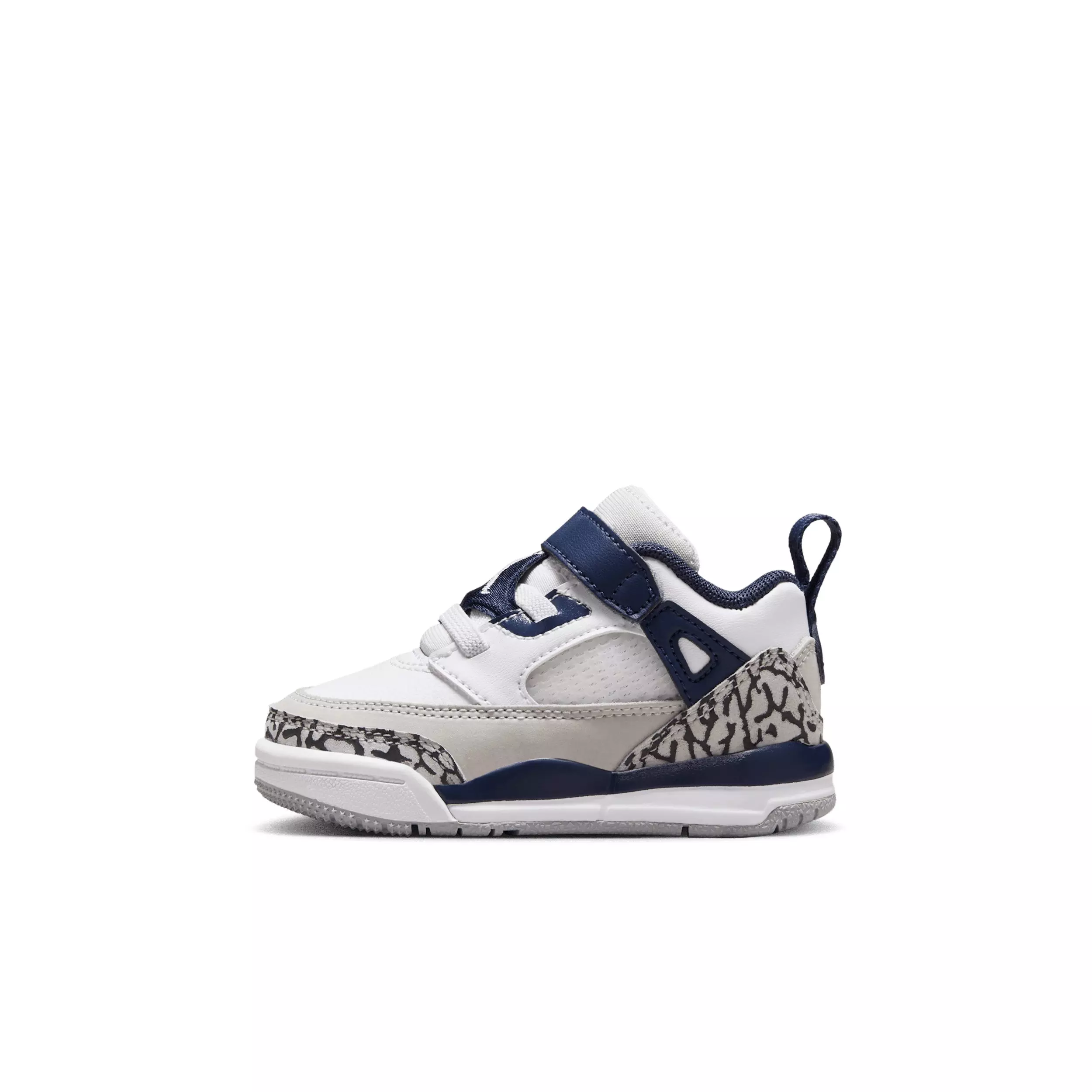 Jordan Spizike Low "White/Neutral Grey/Anthracite/Midnight Navy" Infant Boys' Shoe - WHITE/GREY/ANTHRACITE/NAVY