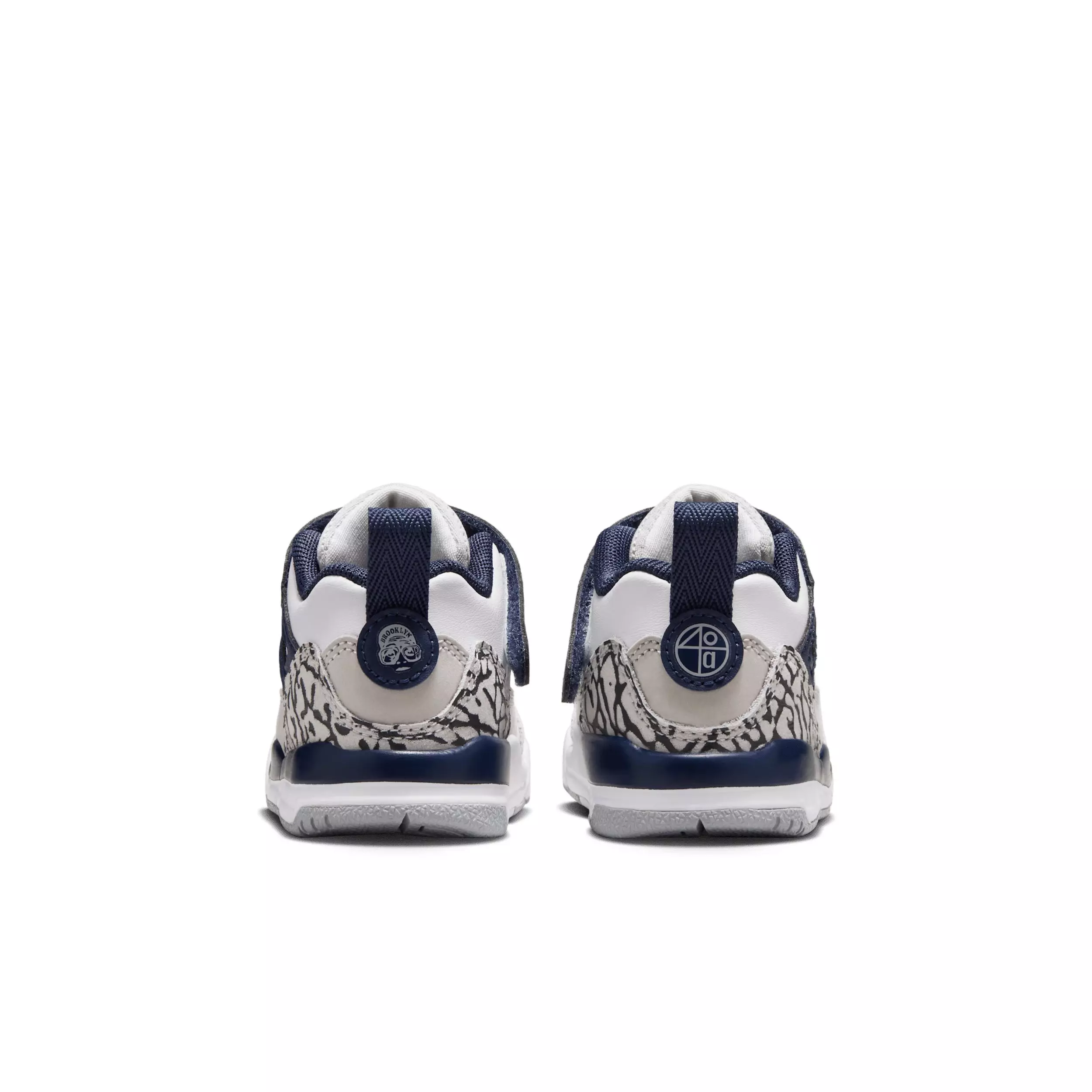Jordan Spizike Low "White/Neutral Grey/Anthracite/Midnight Navy" Infant Boys' Shoe - WHITE/GREY/ANTHRACITE/NAVY