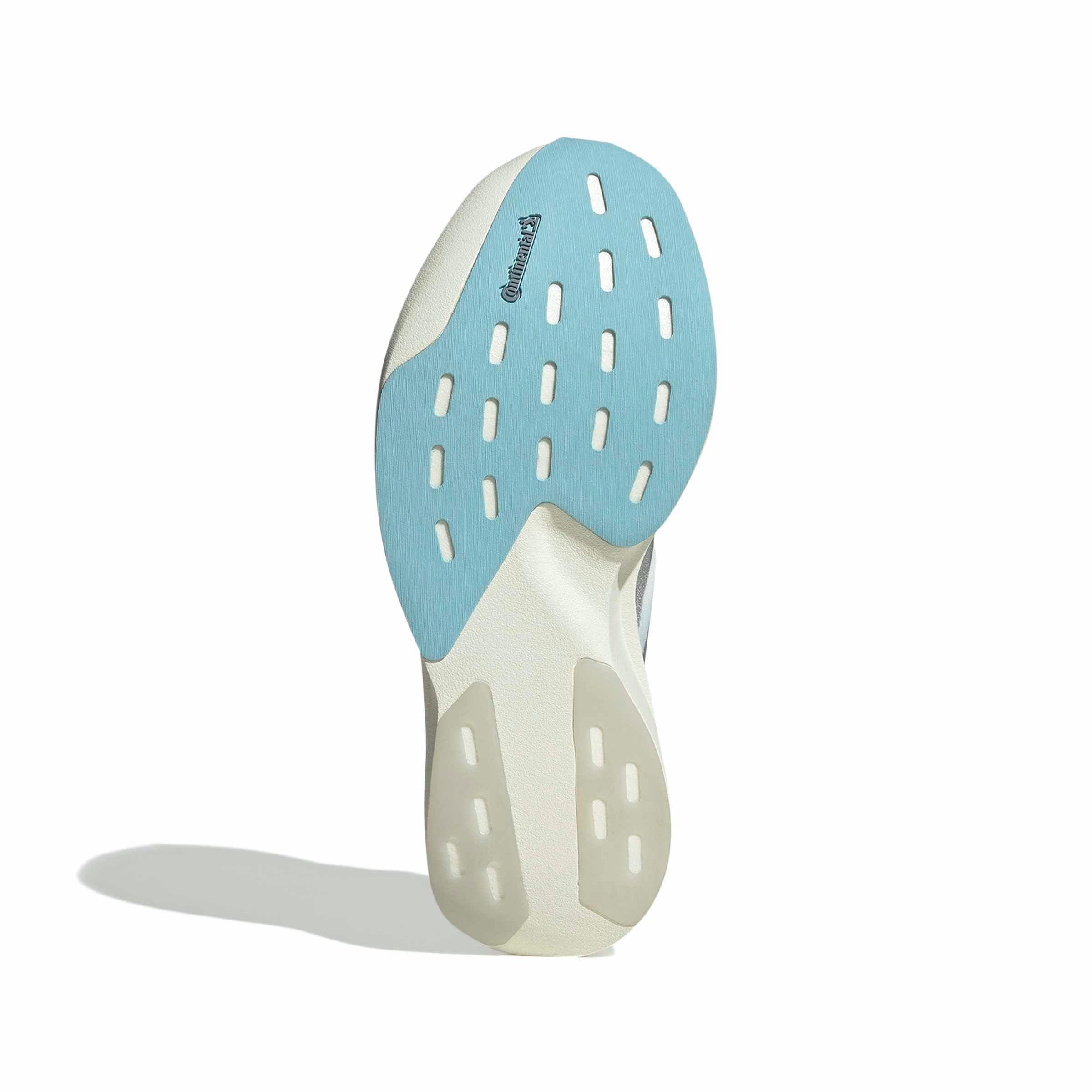 adidas Adizero EVO SL "Off White/Silver Metallic/Icey Blue" Women's Running Shoe - OFF WHITE/SILVER/BLUE