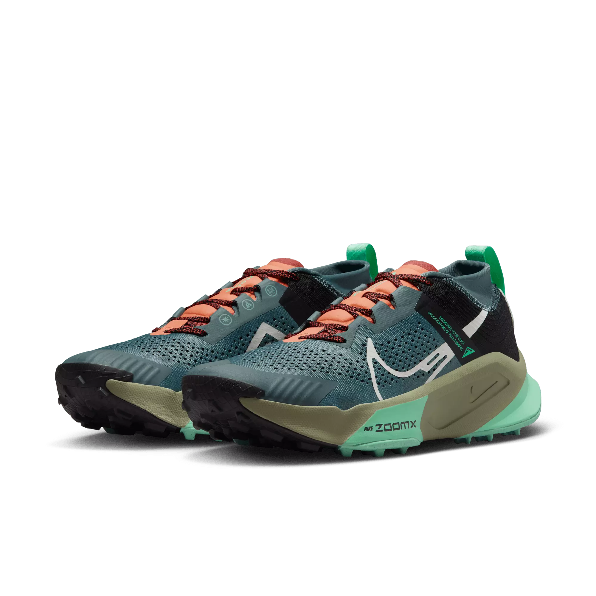 Nike Zegama "Mineral Slate/Light Bone/Black" Men's Trail Running Shoe - SLATE/LT BONE/BLACK