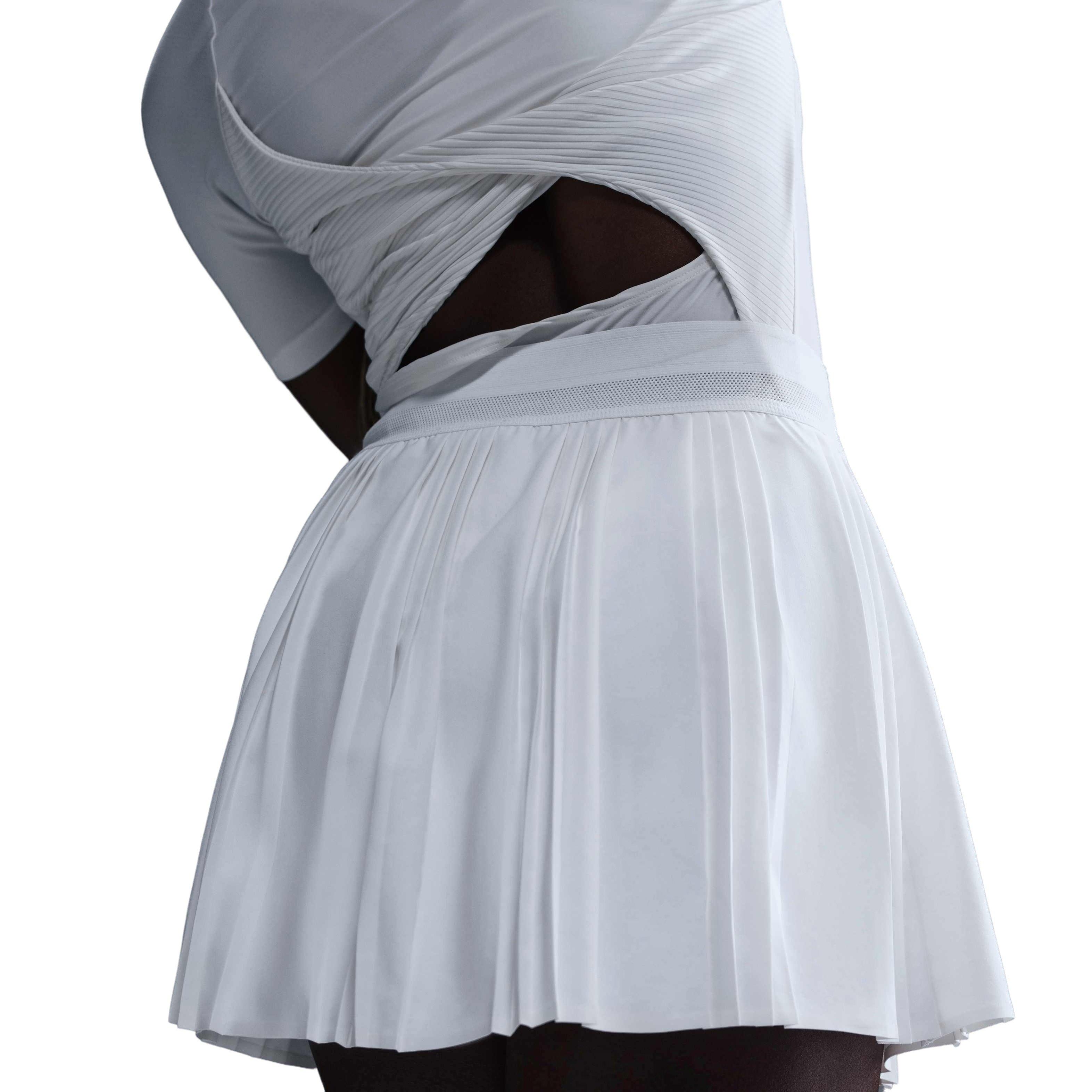 NikeCourt Slam Dri-FIT Women's White Tennis Skirt