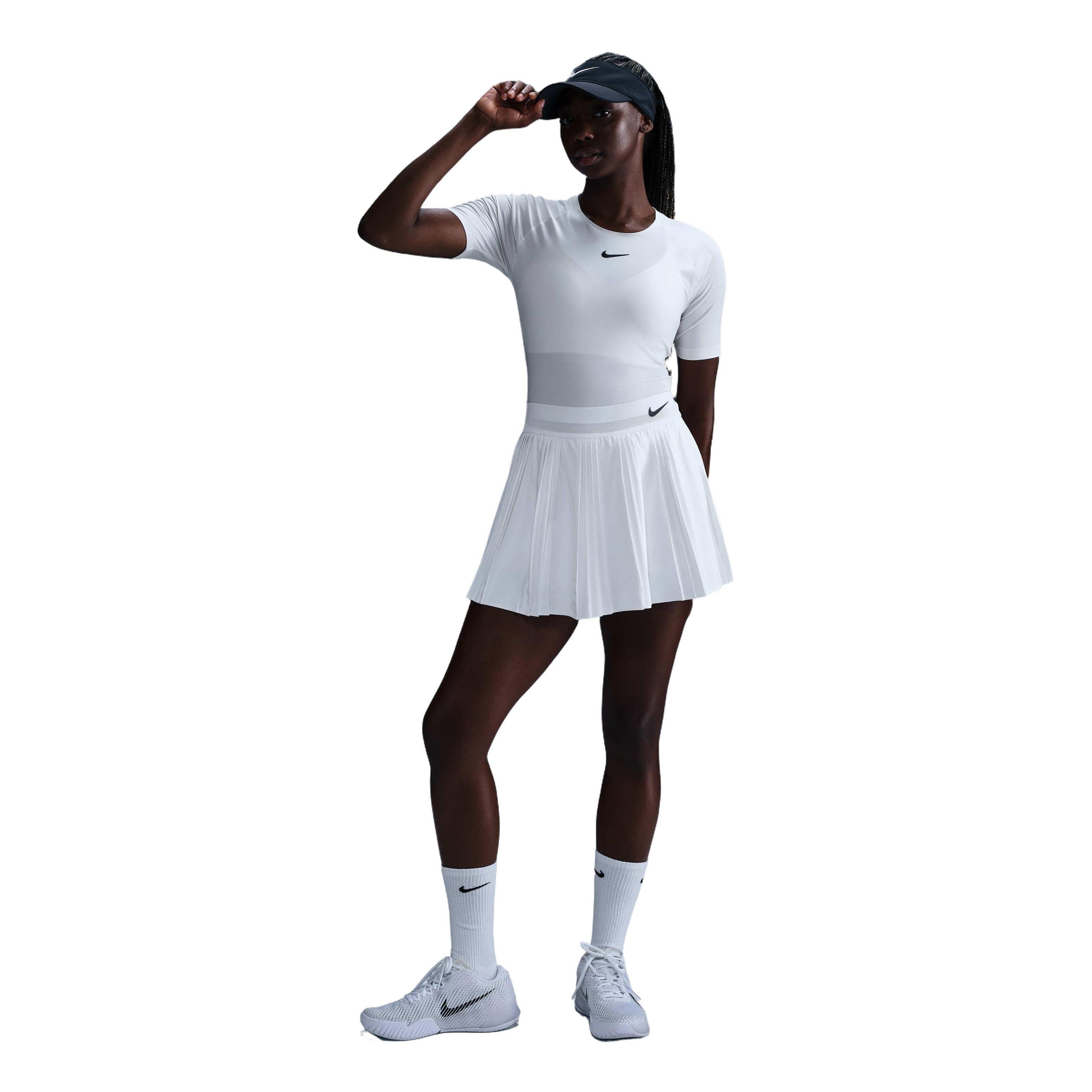 NikeCourt Slam Dri-FIT Women's White Tennis Skirt