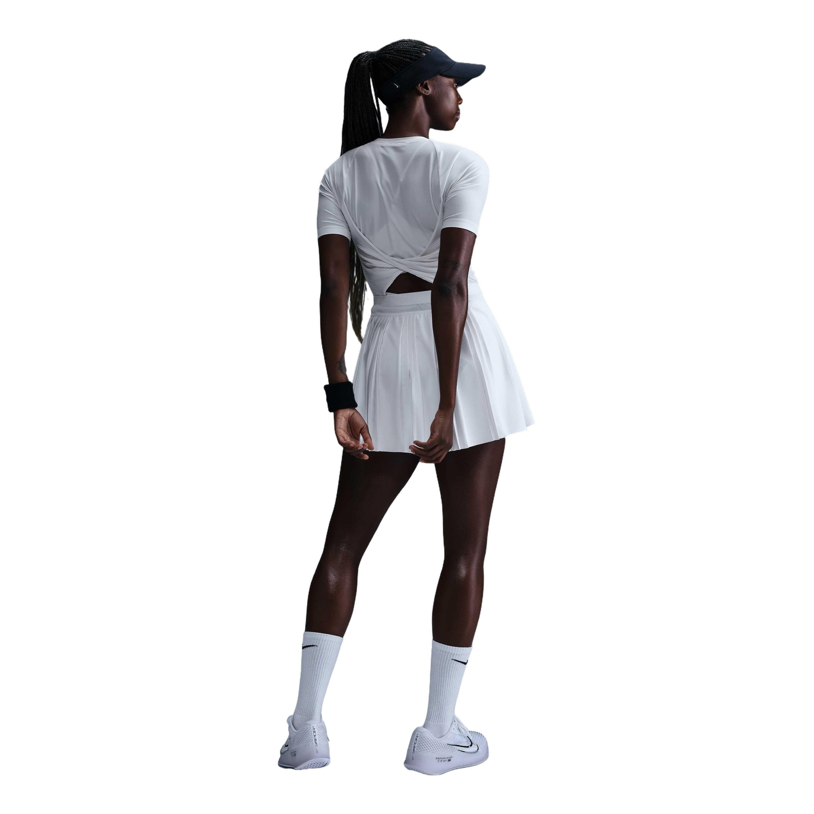 NikeCourt Slam Dri-FIT Women's White Tennis Skirt