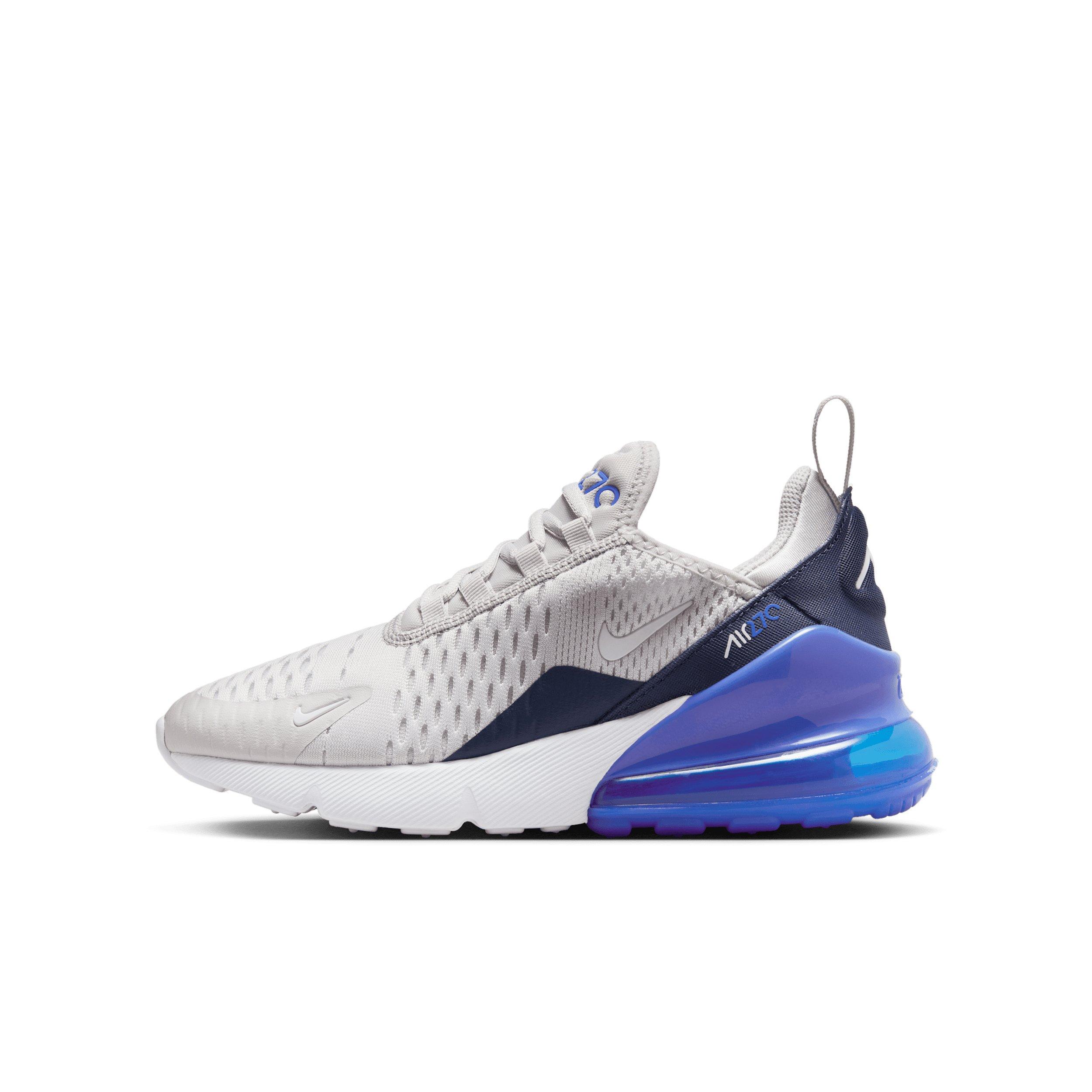 Nike Air Max 270 Grade School Boys' "Vast Grey/Hyper Royal/Thunder Blue/White" Shoe