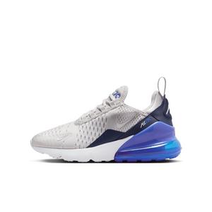 Nike Air Max 270 "Vast Grey/Hyper Royal/Thunder Blue/White" Grade School Boys' Shoe