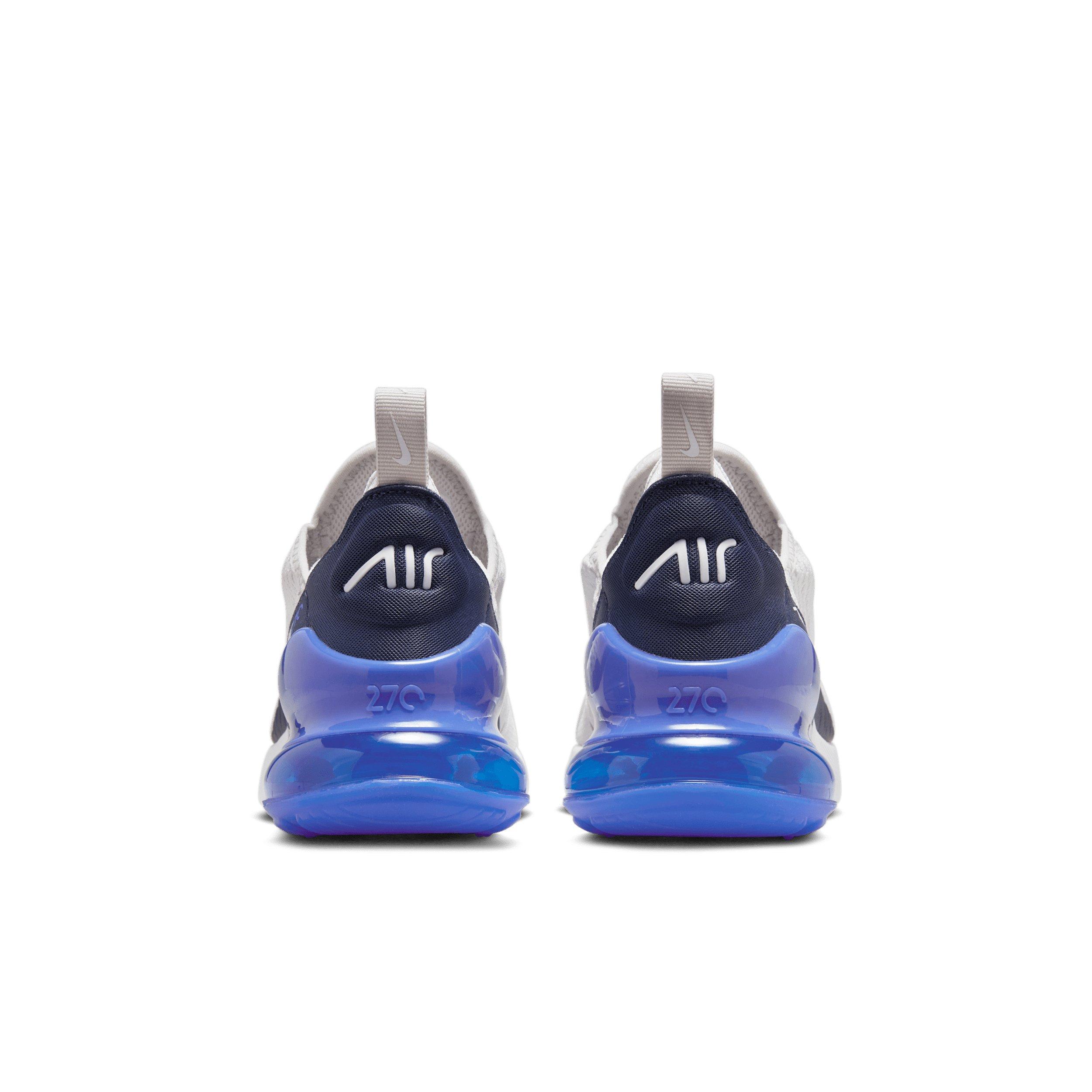 Nike Air Max 270 Grade School Boys' "Vast Grey/Hyper Royal/Thunder Blue/White" Shoe