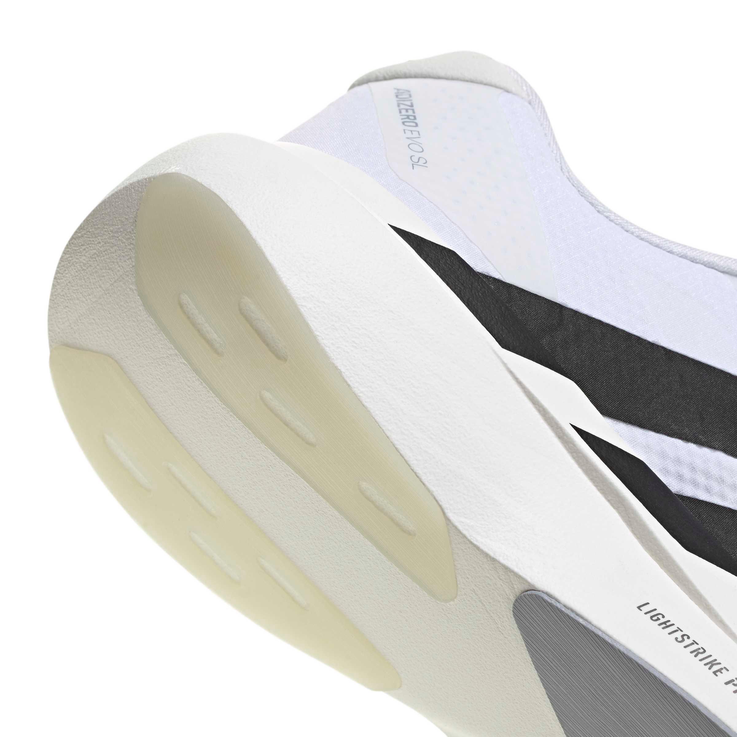 adidas Adizero EVO SL "Ftwr White/Core Black/Dash Grey" Women's Running Shoe - WHITE/BLACK/GREY