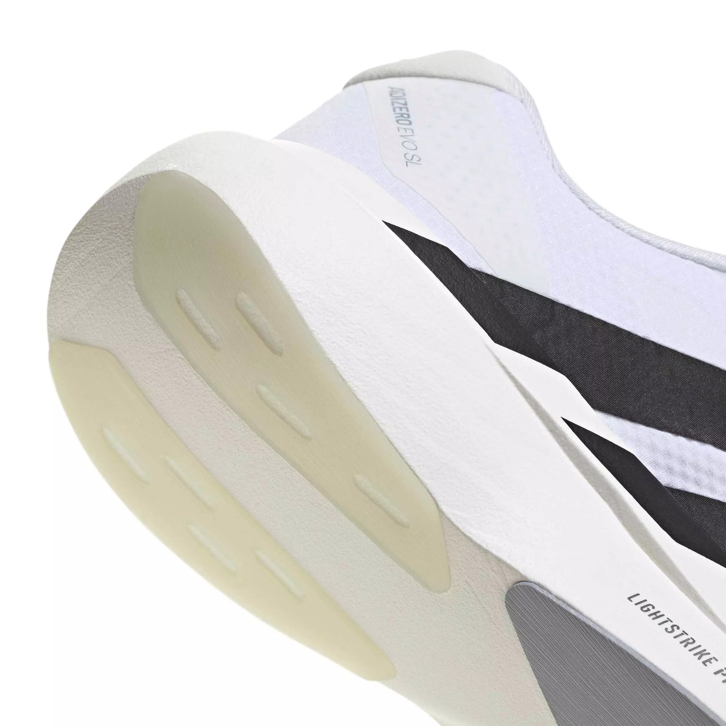 adidas Adizero EVO SL "Ftwr White/Core Black/Dash Grey" Women's Running Shoe - WHITE/BLACK/GREY
