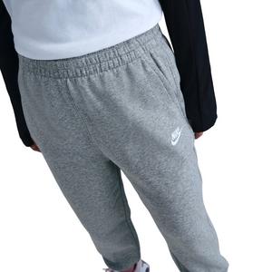 Nike Big Girls' Sportswear Club Fleece Loose Pants -Grey